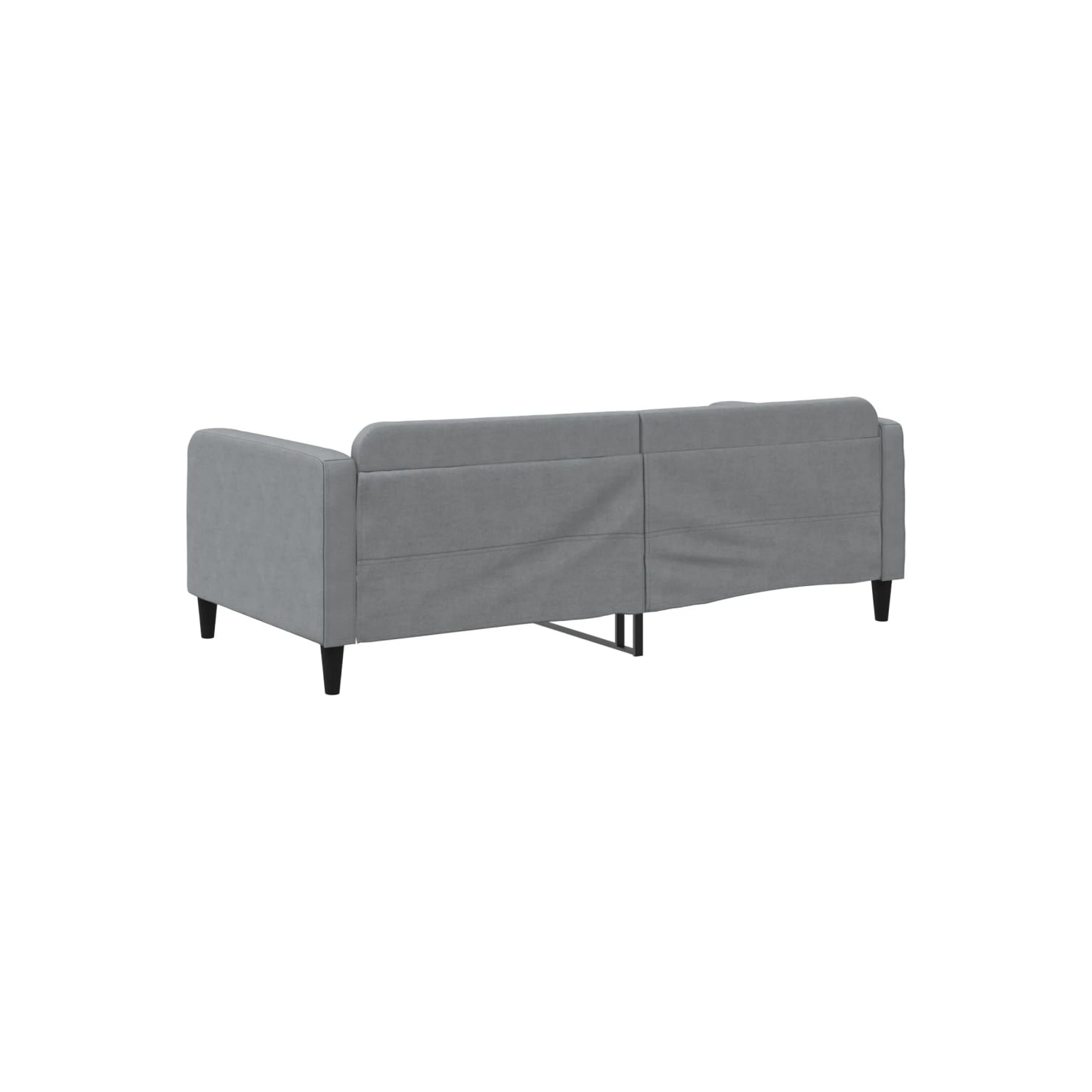 Matelas de jour vidaXL sans matelas en tissu 190 cm gris pâle 100 x