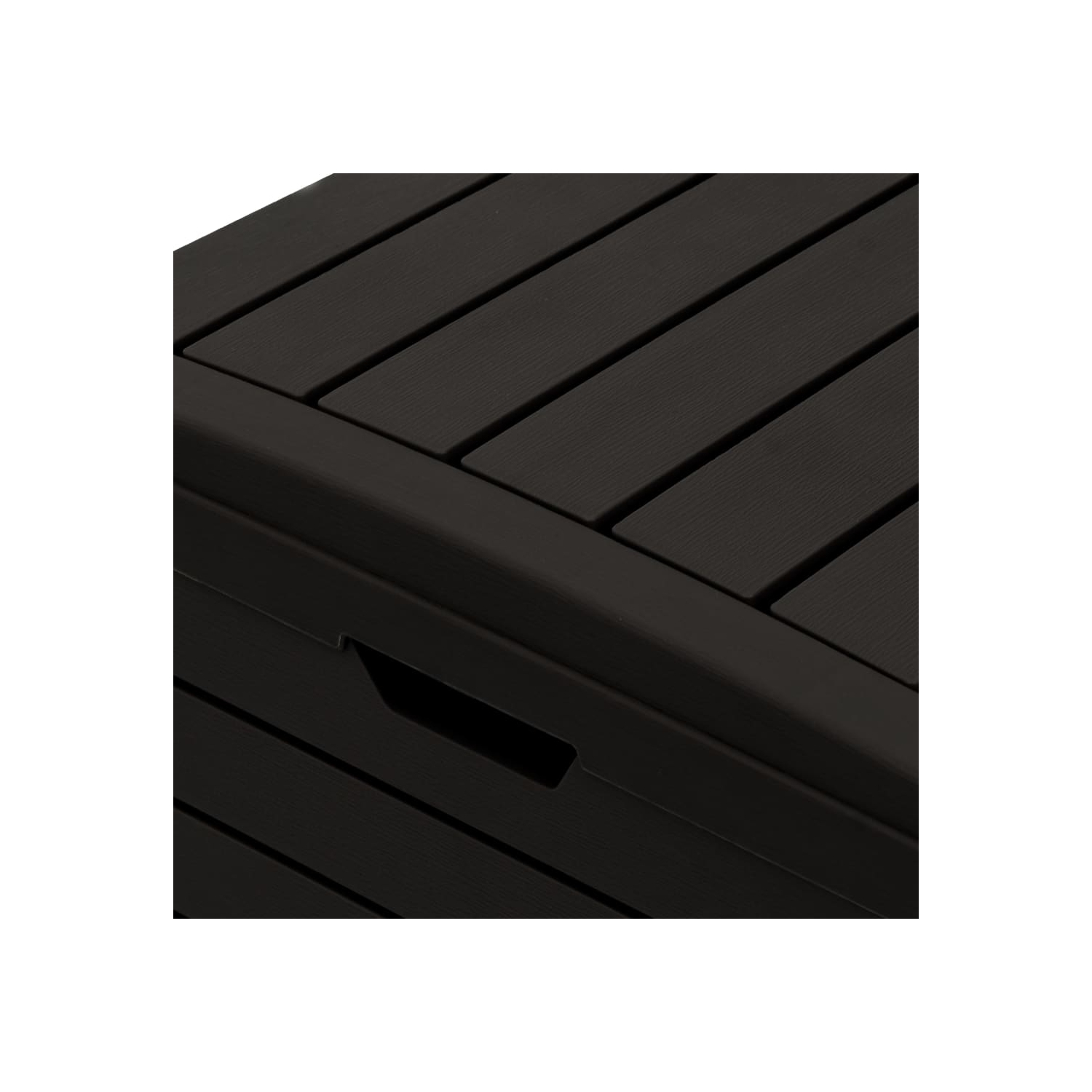 vidaXL Outdoor Garbage Bin Black 78x41x86 cm Polypropylene