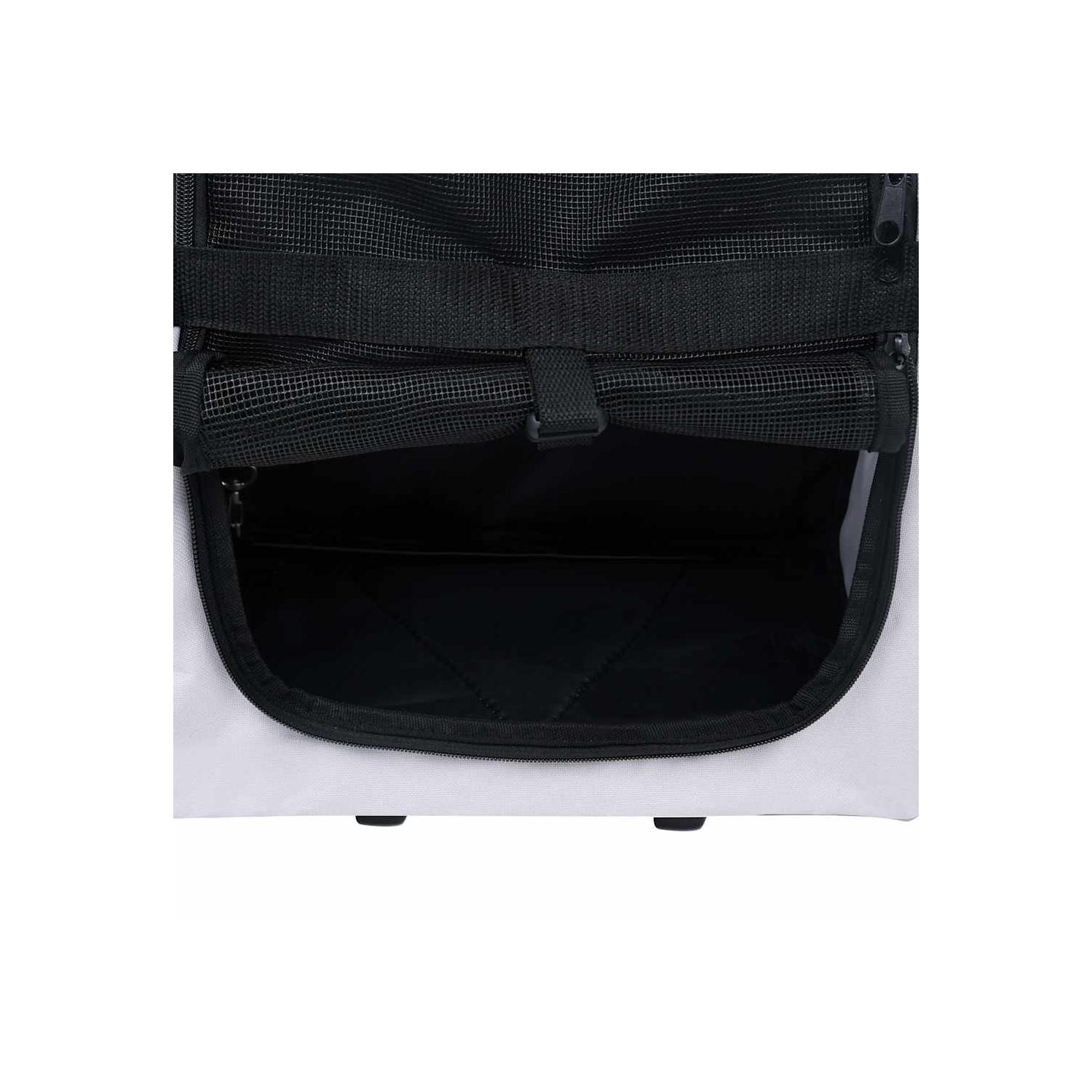 Poignée pliable multi-usage pour animal de compagnie de vidaXL, gris