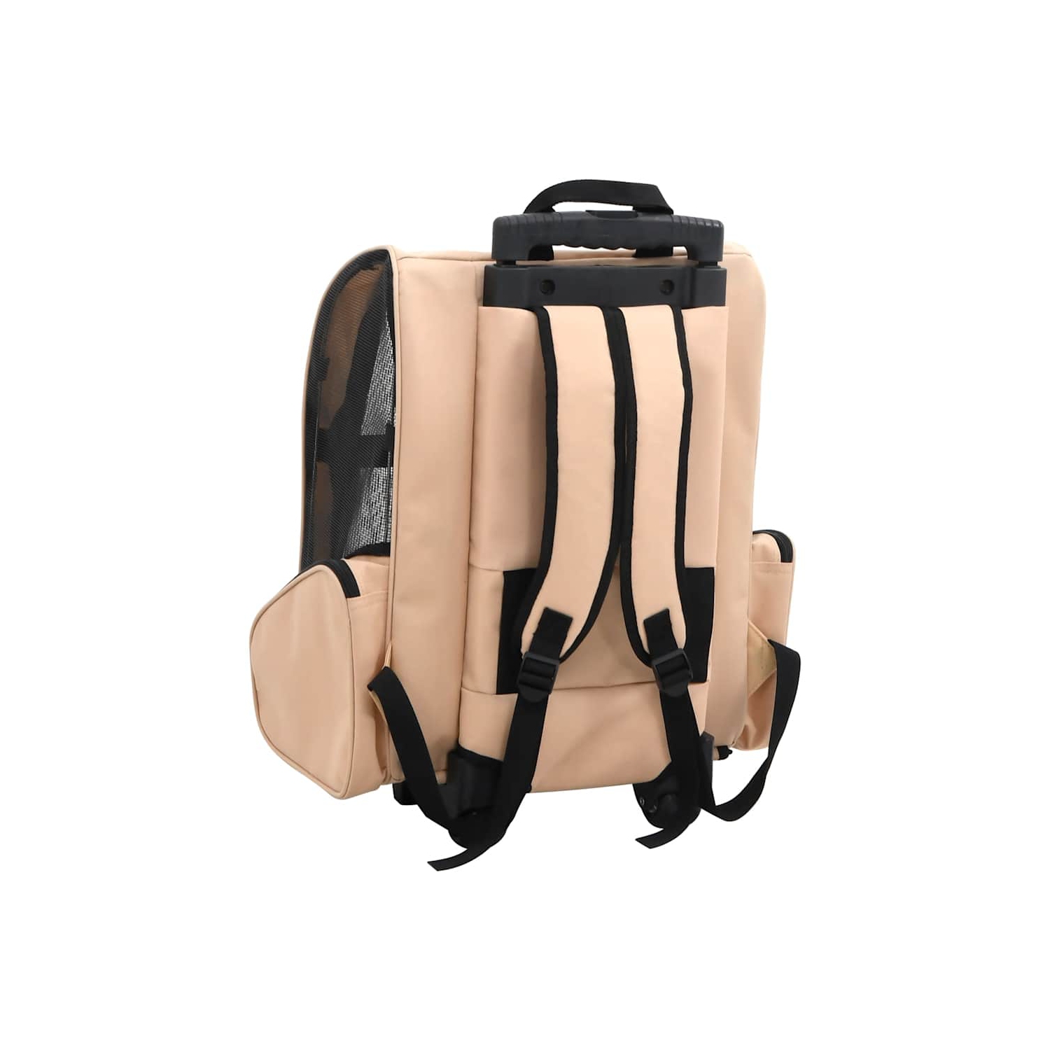Poignée pliable multi-usage pour animal de compagnie de vidaXL, beige