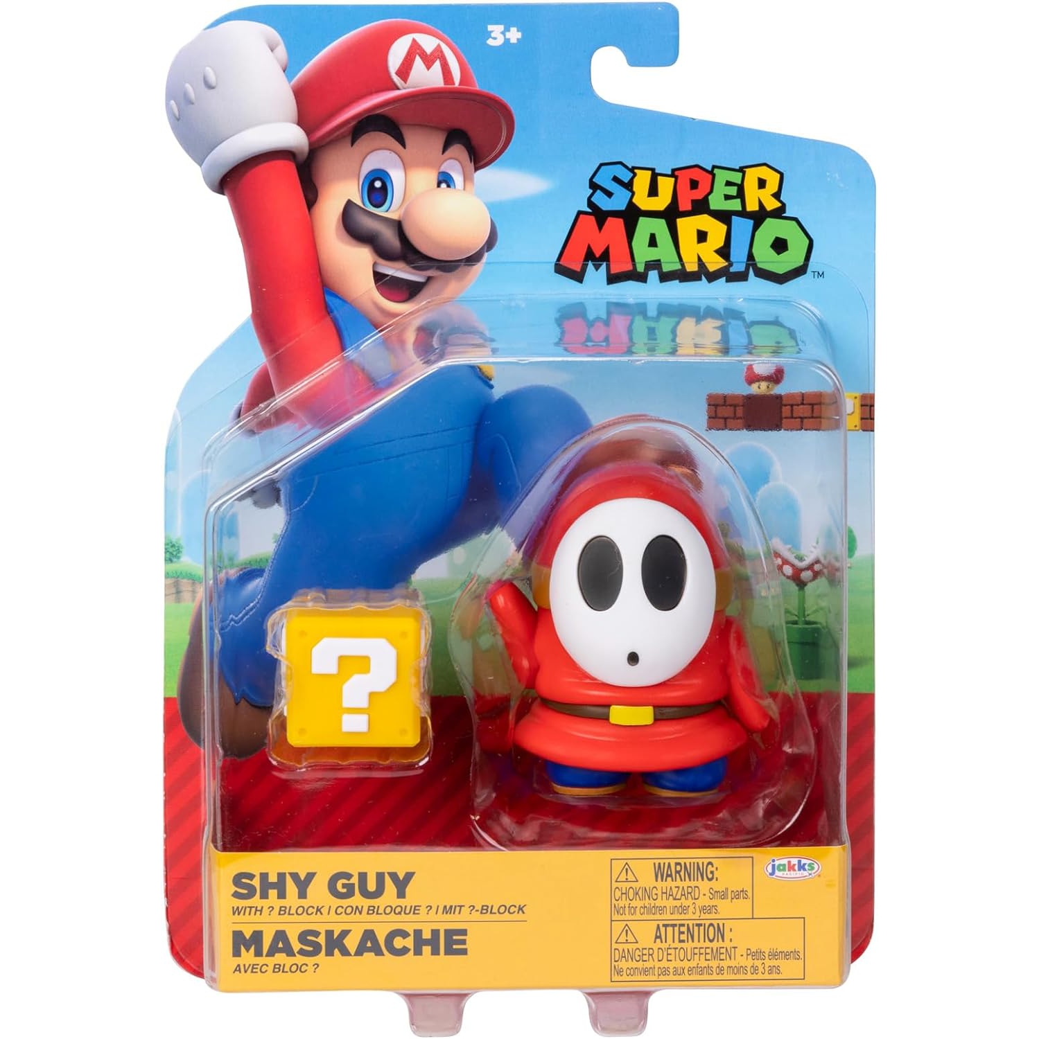 Jakks Pacific Super Mario: Shy Guy Nintendo 4" Action Figure