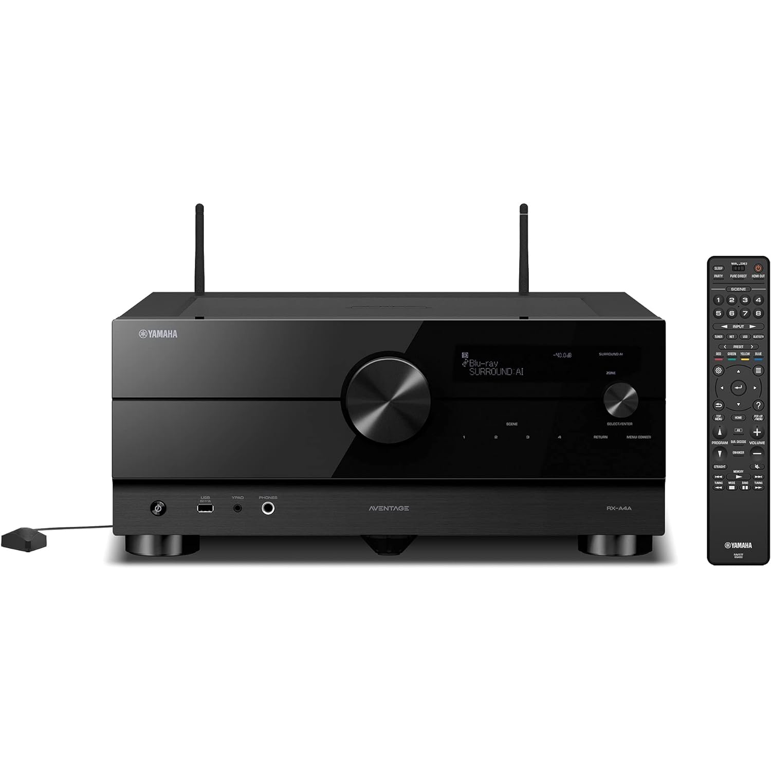 Yamaha Audio RX-A4 AVENTAGE 7.1-Channel AV Receiver with MusicCast, RXA4A B, Black