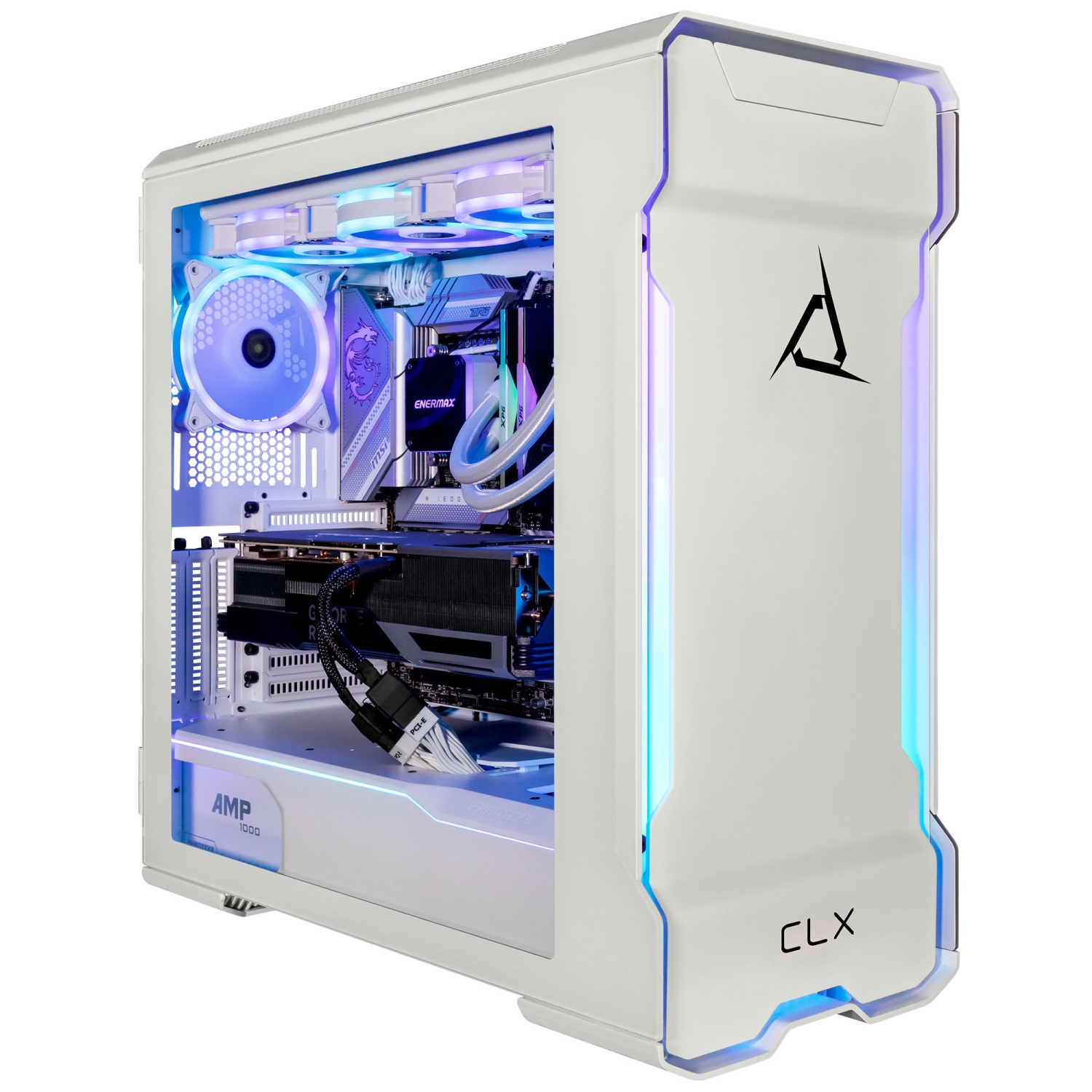 CLX RA Gaming PC - Intel Core i9 13900KF 3.0GHz 24-Core, MSI MPG Z790 EDGE, 32GB DDR5 5200, GeForce RTX 4080 SUPER, 1TB NVMe M.2 SSD, 4TB HDD, WiFi 6E, Windows 11 Home, White