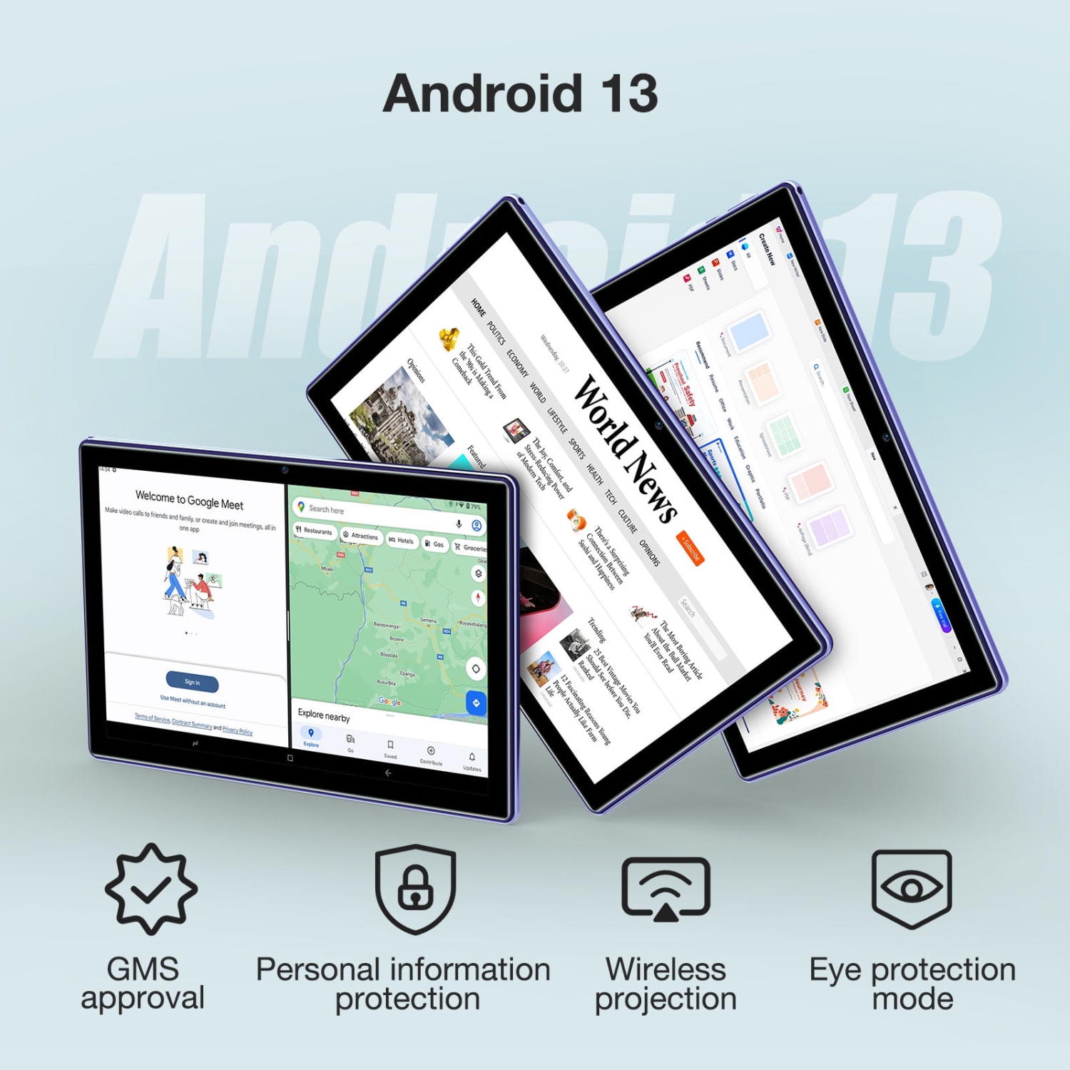 Doogee U10 Tablet Pc- Purple