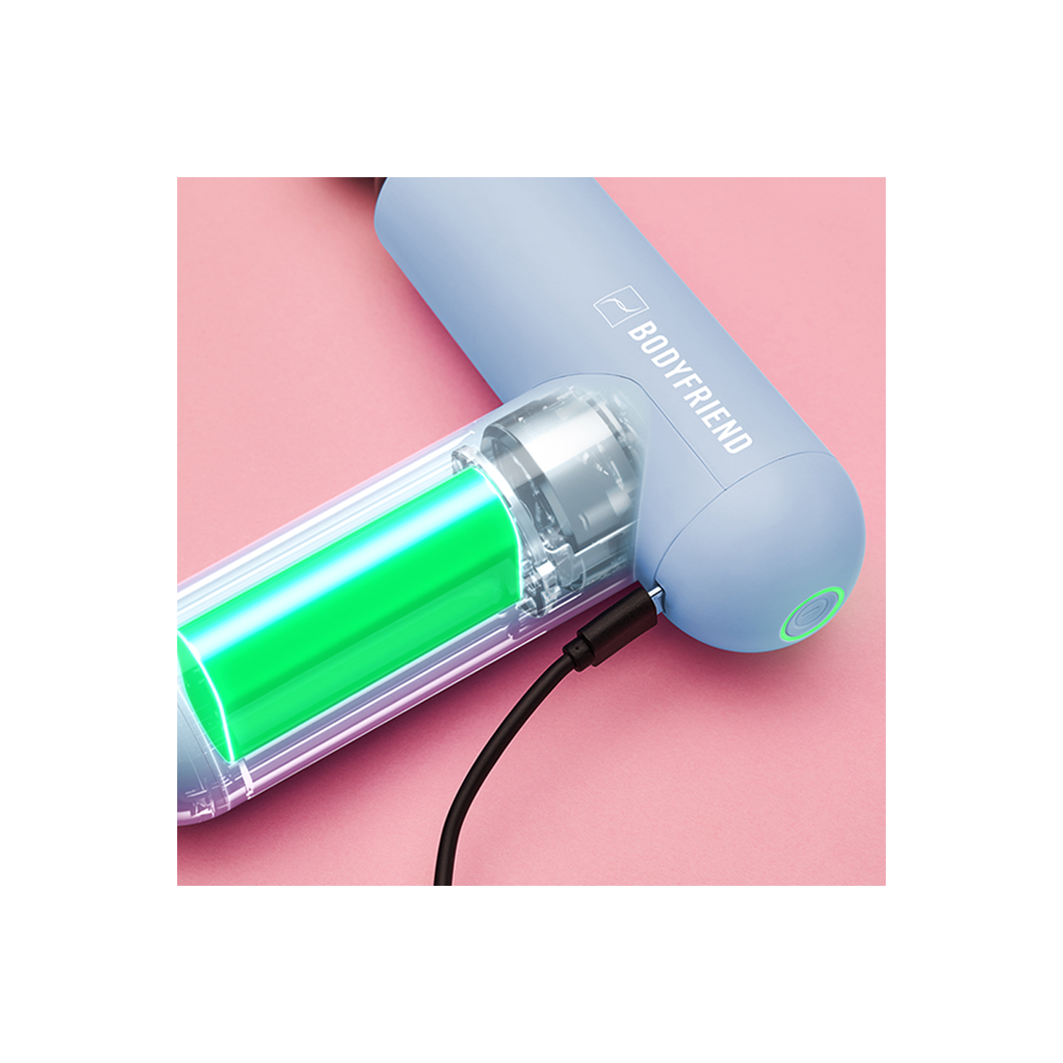 Bodyfriend Mini Handheld Percussive Massage Device - Blue - FREE SHIPPING