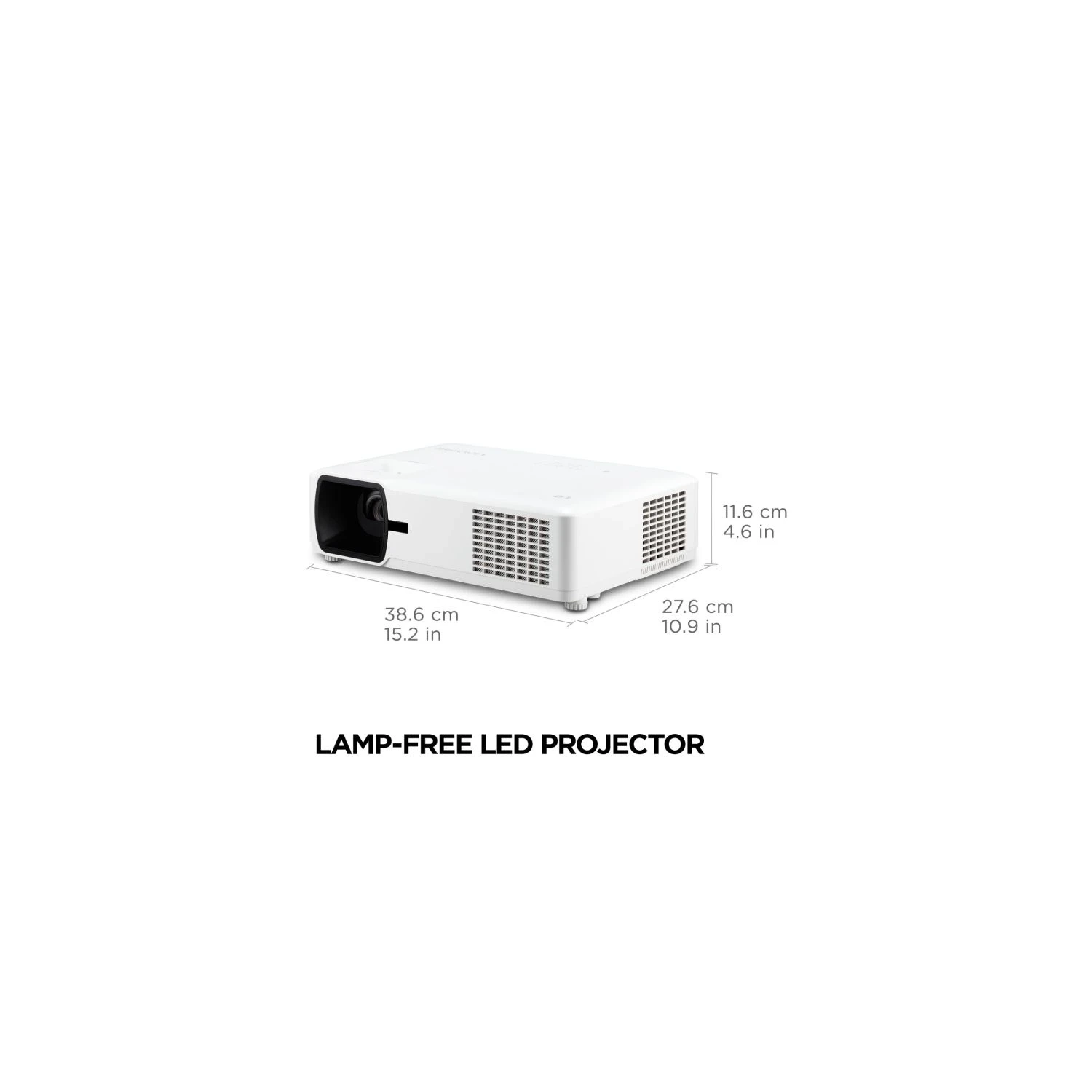 ViewSonic – projecteur lumens ANSI WXGA DEL 4000 avec correction de la distorsion trapézoïdale, 4 ajustement des coins, blanc