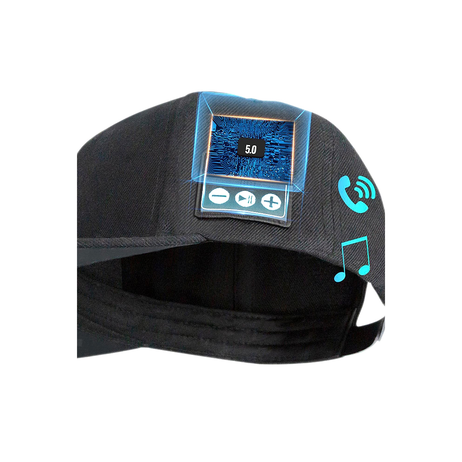 axGear Wireless Bluetooth Music Hat Headset Headphone Speaker Mic For Outdoor Sport