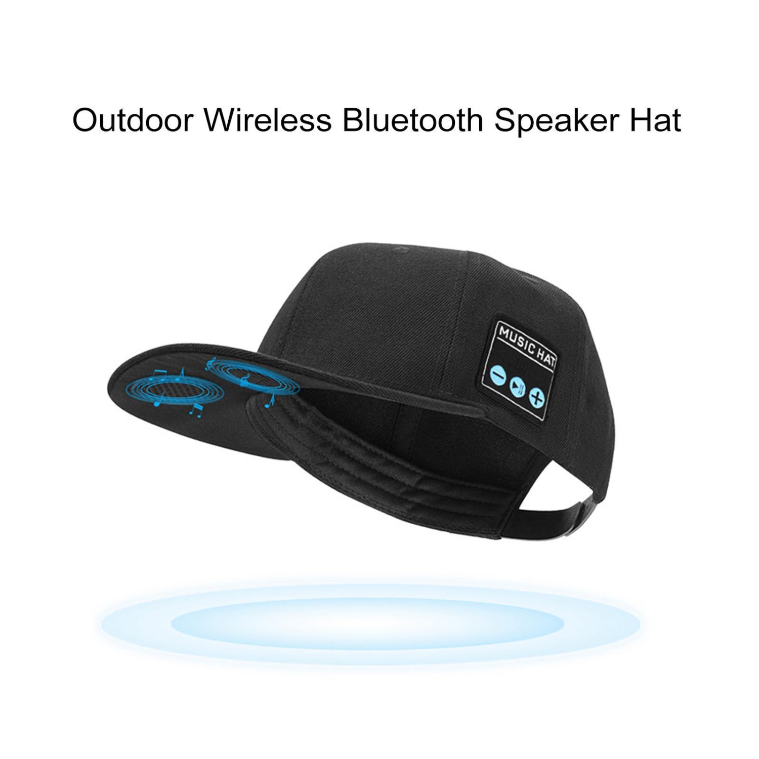 axGear Wireless Bluetooth Music Hat Headset Headphone Speaker Mic For Outdoor Sport