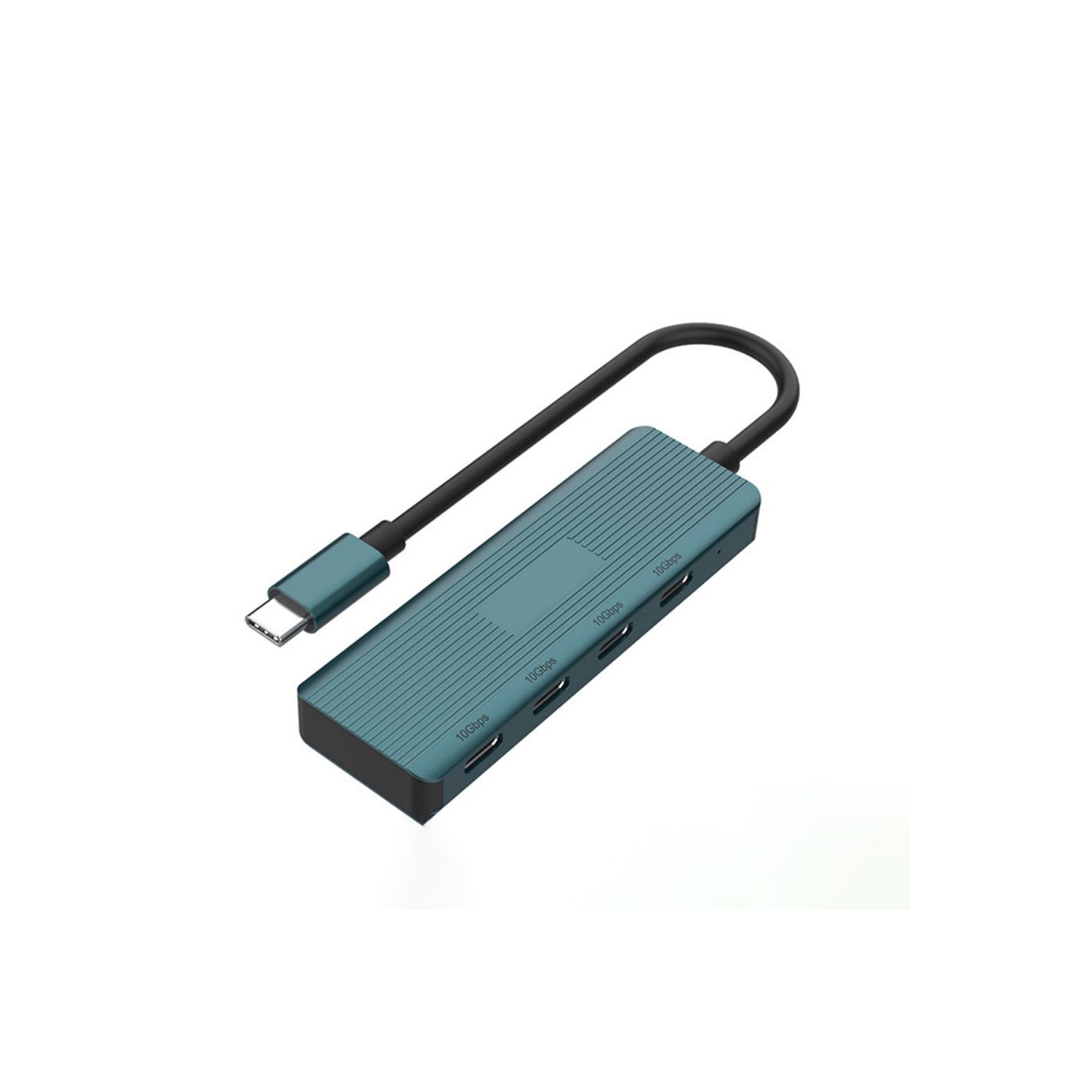 axGear USB-C to USB C Type C HUB 4 Port 3.2 Gen2 10 Gbps External Slim HUB