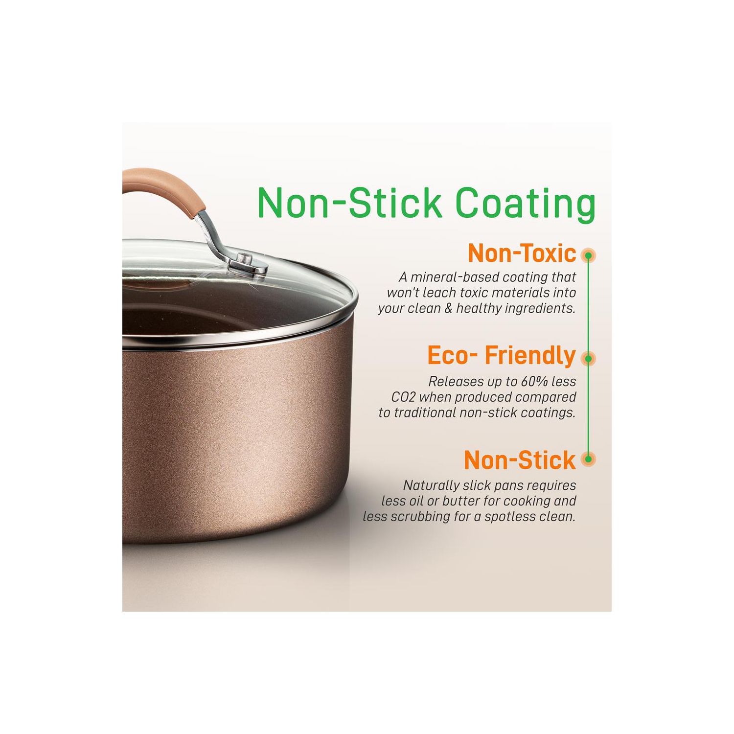 Kitchenware Pots & Pans Set – High qualified Basic Kitchen Cookware Set, Non-Stick