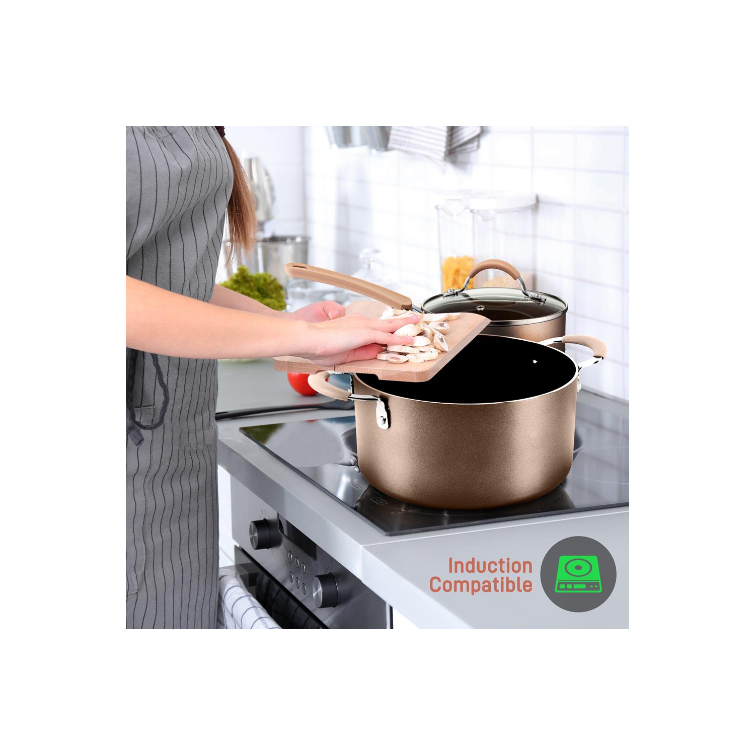 Kitchenware Pots & Pans Set – High qualified Basic Kitchen Cookware Set, Non-Stick