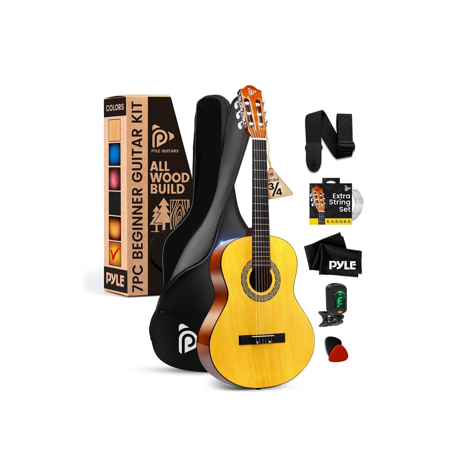 36’’ Acoustic Classic Guitar Beginner for Students and Adults