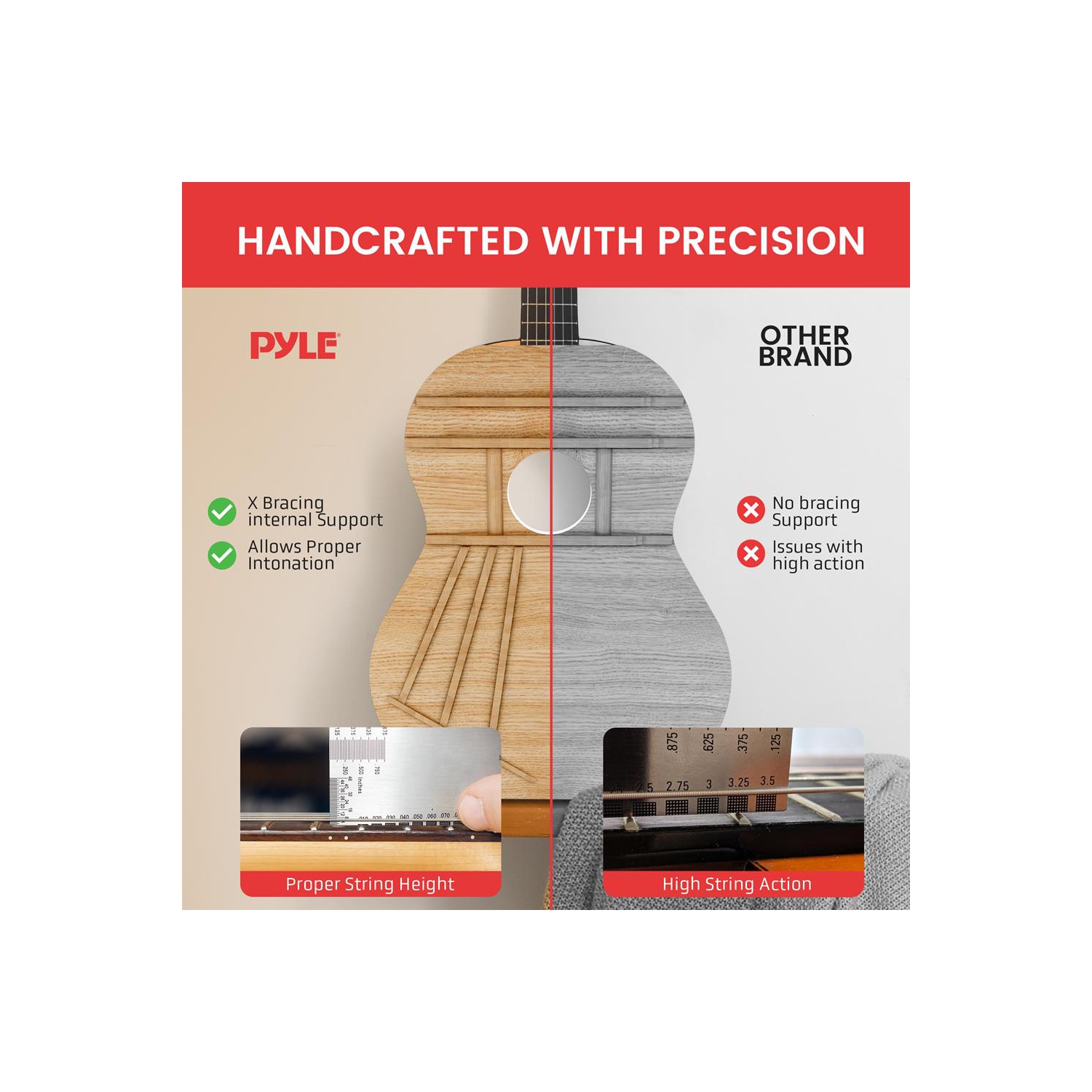 36’’ Acoustic Classic Guitar Beginner for Students and Adults