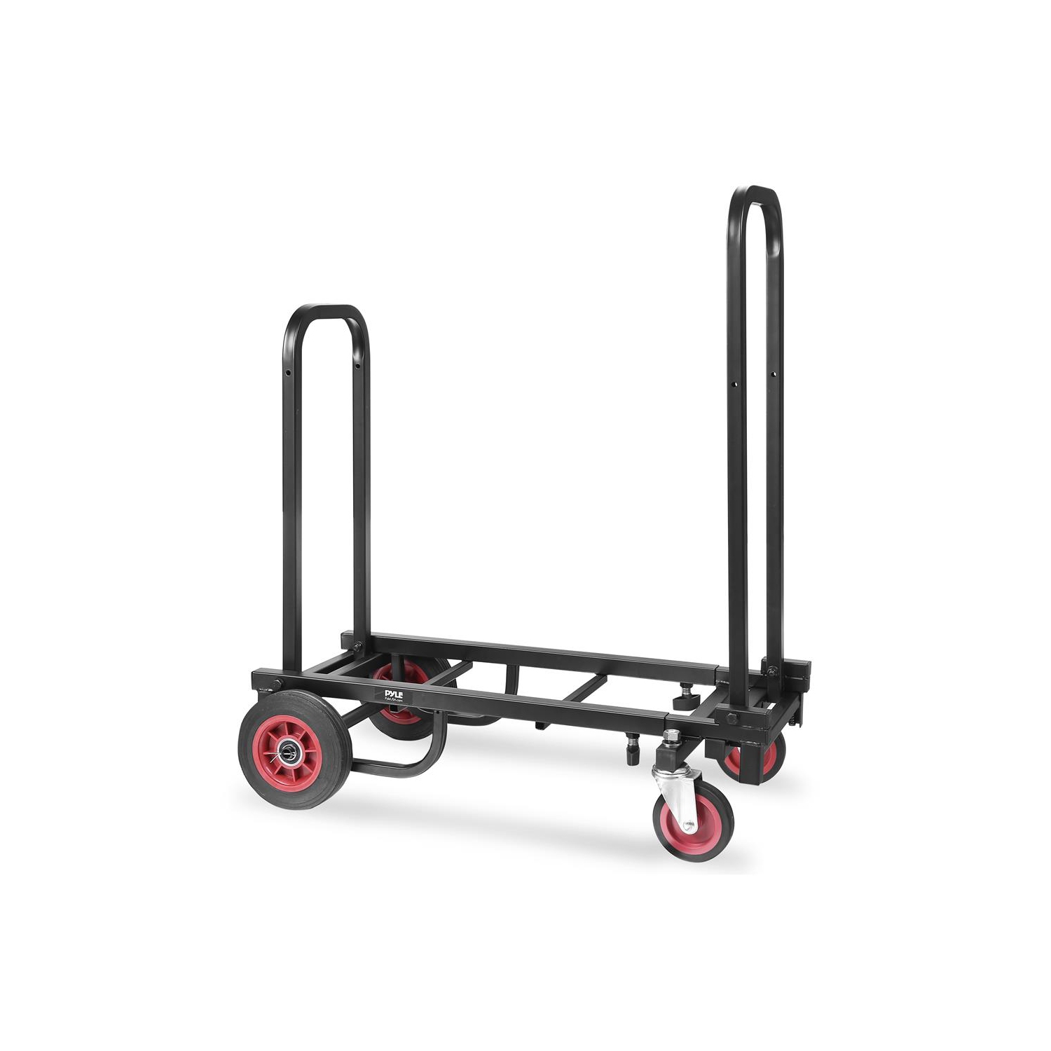 Adjustable Professional Equipment Cart - Compact 8-in-1 Folding Multi-Cart, Hand Truck/Dolly/Platform Cart, Extends Up to 25.24'' to 40.24''