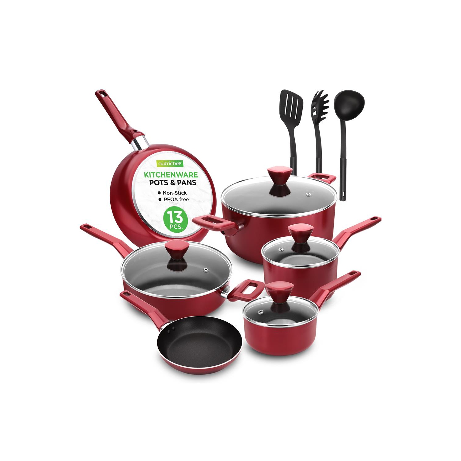 Kitchenware Pots & Pans - Stylish Kitchen Cookware Set, Non-Stick