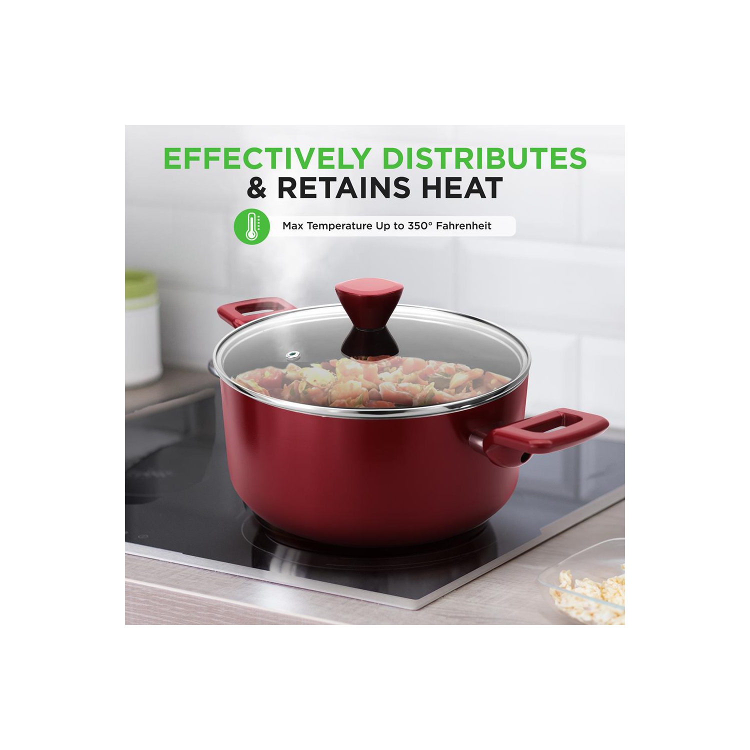 Kitchenware Pots & Pans - Stylish Kitchen Cookware Set, Non-Stick