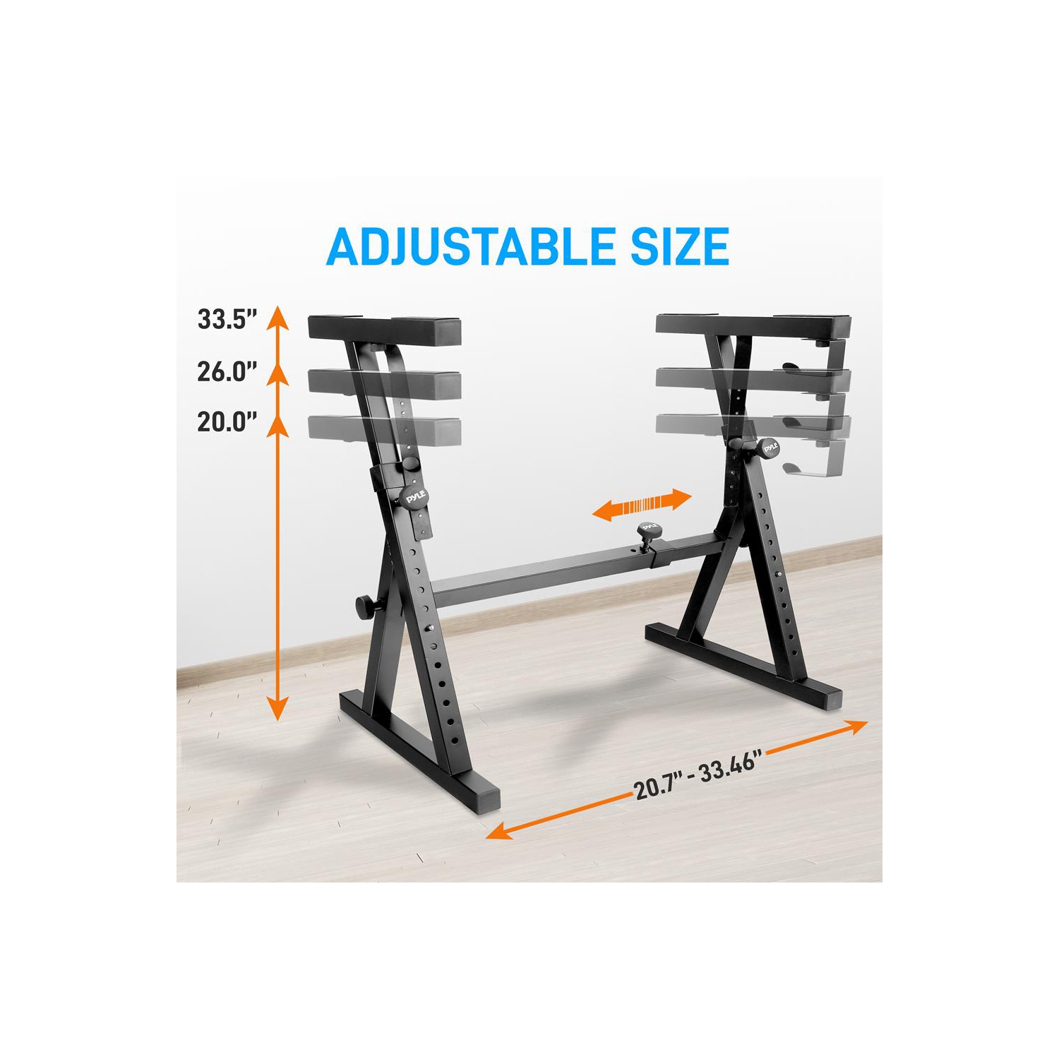Support pour clavier robuste, support pour piano numérique, hauteur réglable