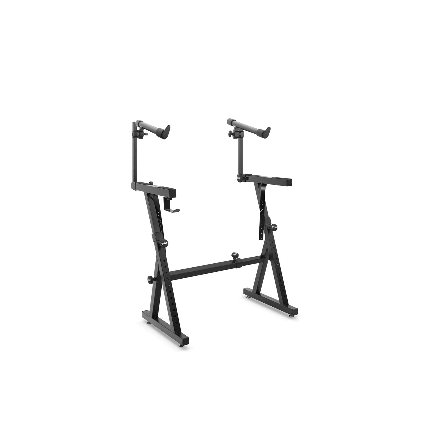 Heavy-Duty Music Stand with 2nd Tier - Z Style and Portable Stand with 2nd Tier with Height & With Adjustment