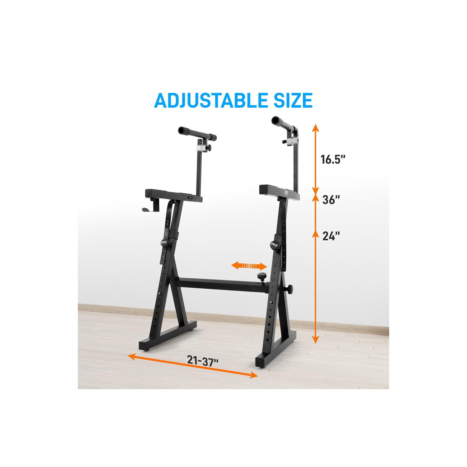Heavy-Duty Music Stand with 2nd Tier - Z Style and Portable Stand with 2nd Tier with Height & With Adjustment