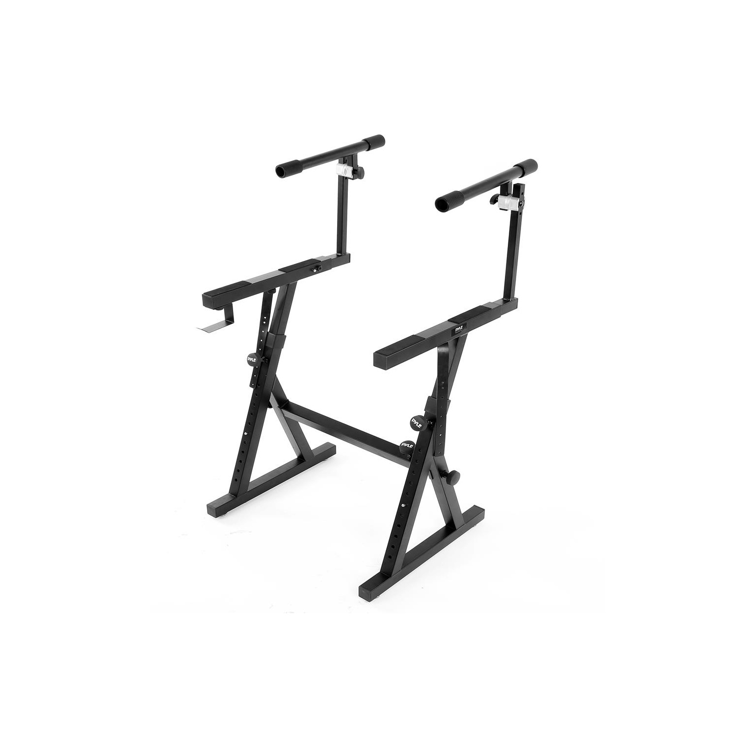 Heavy-Duty Music Stand with 2nd Tier - Z Style and Portable Stand with 2nd Tier with Height & With Adjustment