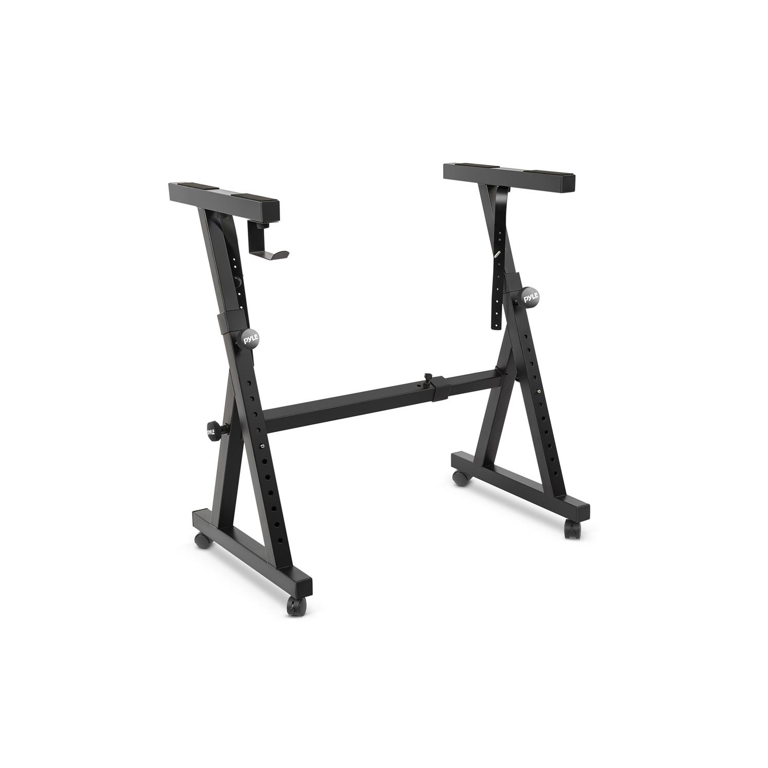 Support robuste pour clavier avec roulettes - Support pour piano numérique/électronique avec roues à hauteur réglable et verrouillables