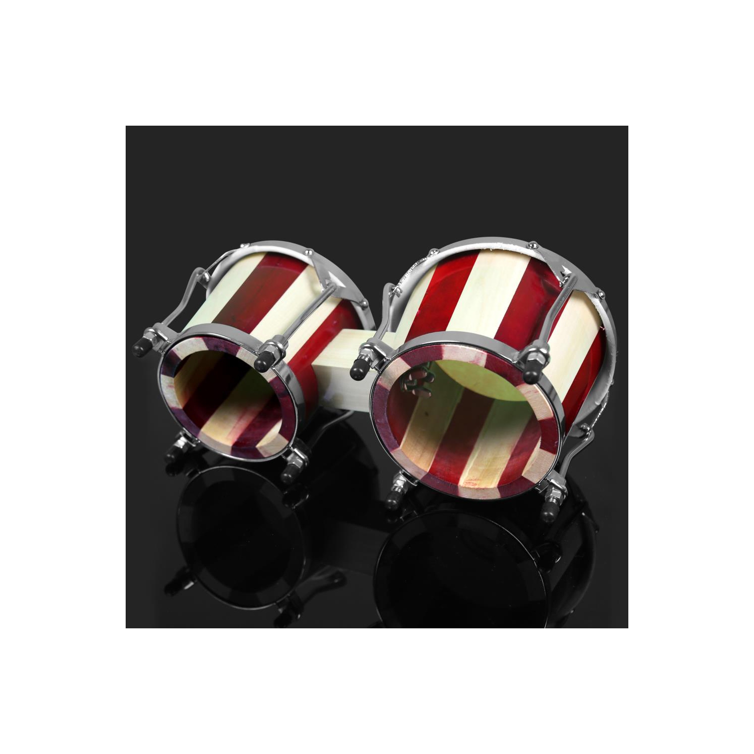 Bongos en bois confectionné à la main - bongo Drums