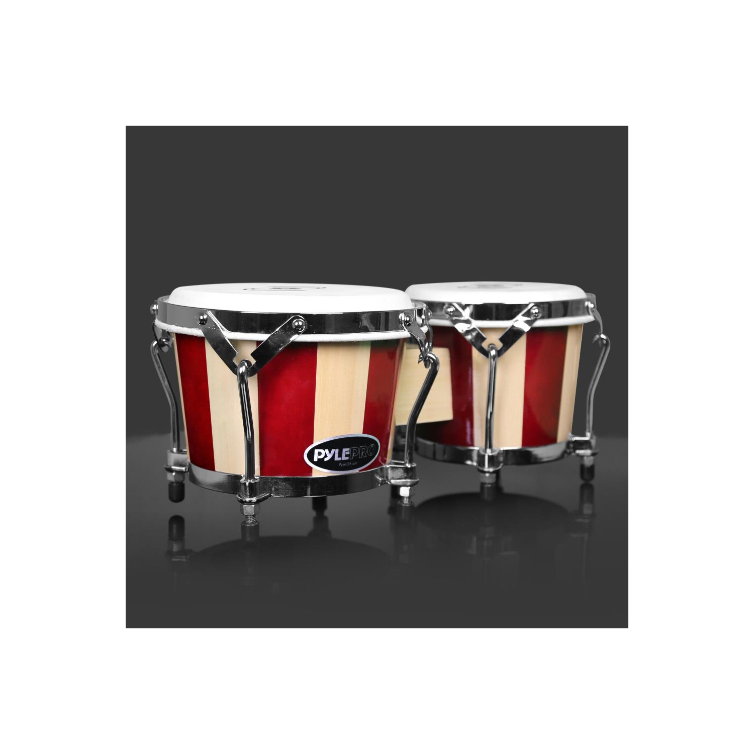 Bongos en bois confectionné à la main - bongo Drums