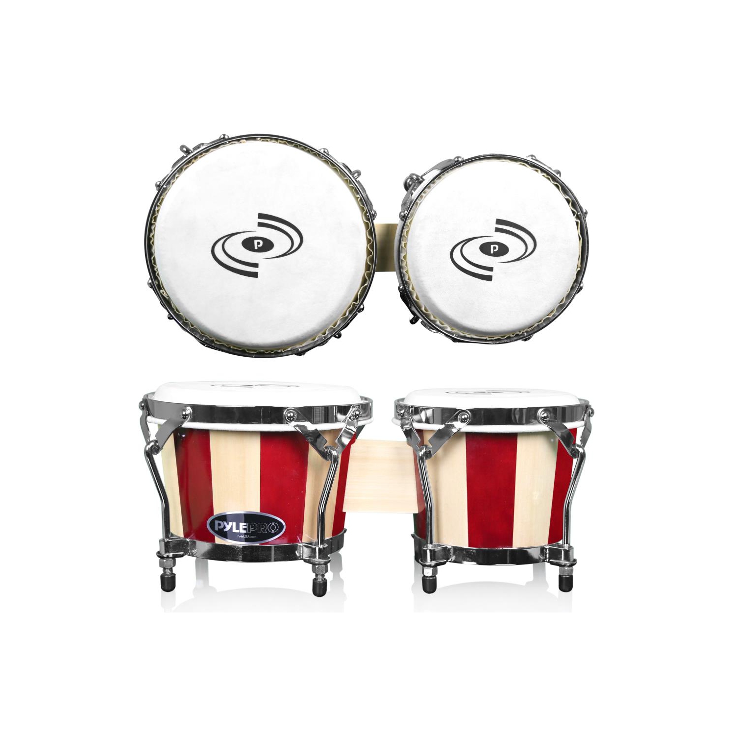 Bongos en bois confectionné à la main - bongo Drums