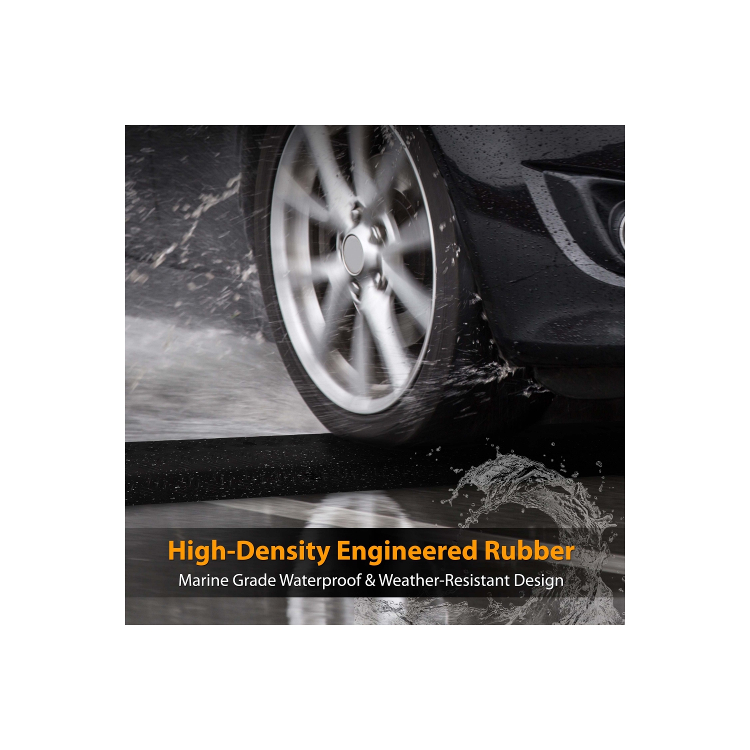 Pyle Cable Protection Ramp Cover – Heavy-Duty Single Channel Cord & Hose Track, Supports 11,000 lbs, 1.57’’ x 0.59’’, Indoor/Outdoor Floor Cable