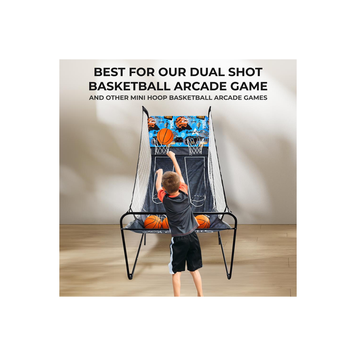 4 Pcs. Rubber Basketball - Made for Indoor and Outdoor Basketball Games with Deep Channel Construction