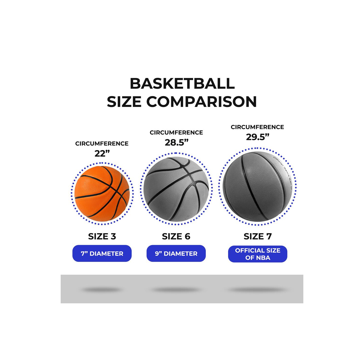 4 Pcs. Rubber Basketball - Made for Indoor and Outdoor Basketball Games with Deep Channel Construction