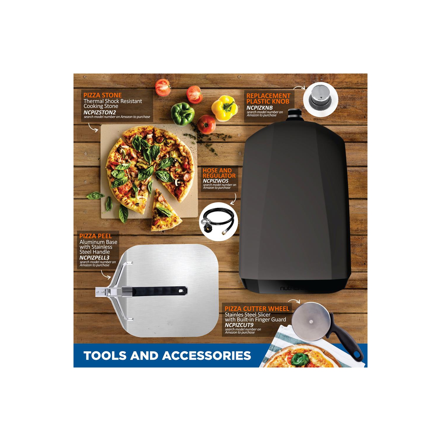 Portable Outdoor Pizza Oven - Gas Fired, Fire & Stone Outdoor Pizza Oven