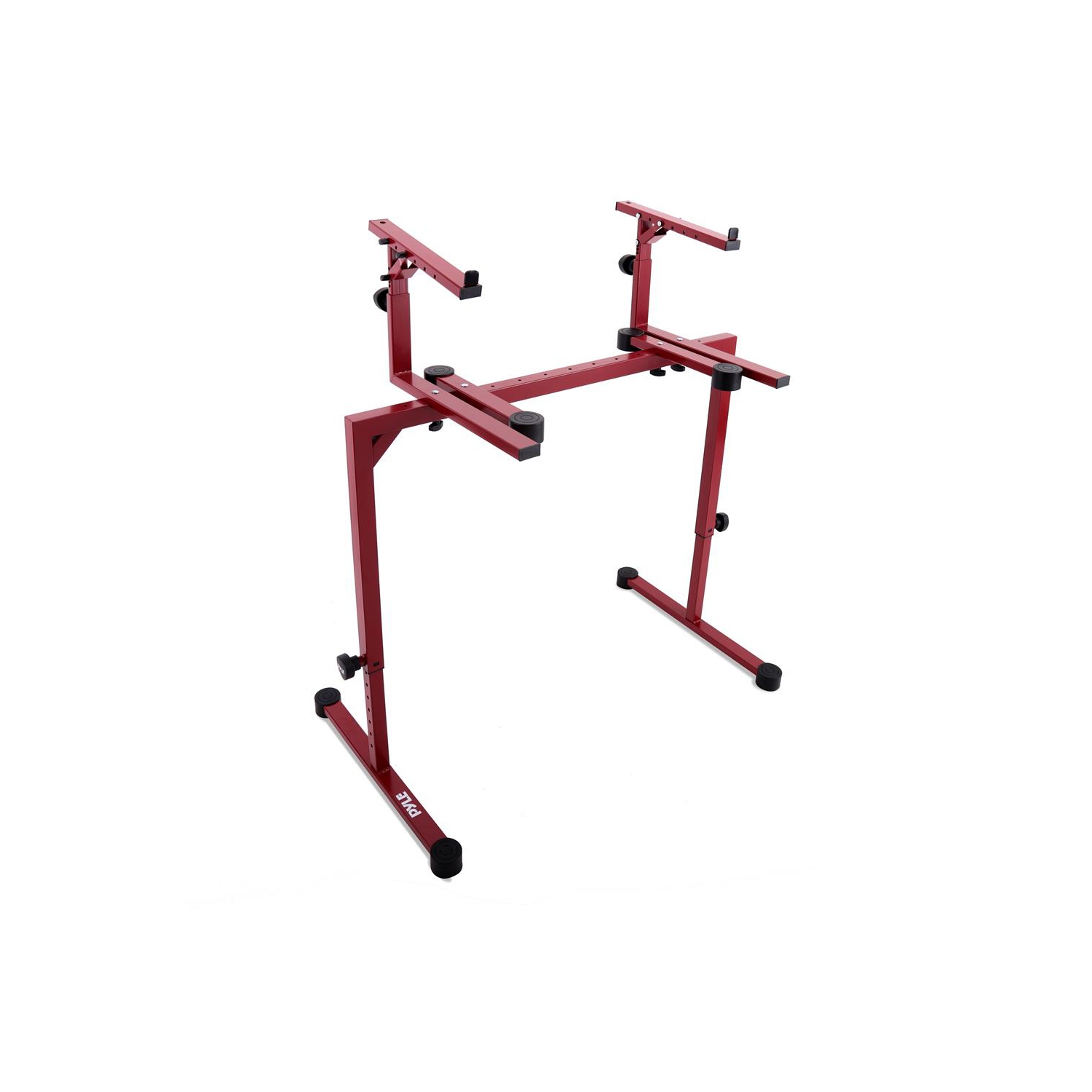 Support pour clavier robuste - Support à musique réglable en hauteur avec 2nd niveaux