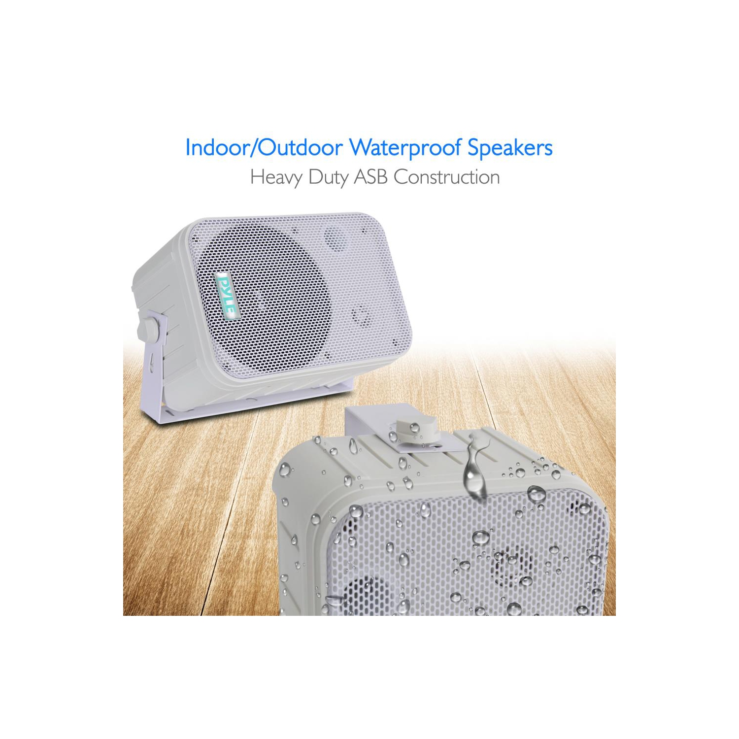 6.5" Indoor/Outdoor Waterproof Speakers