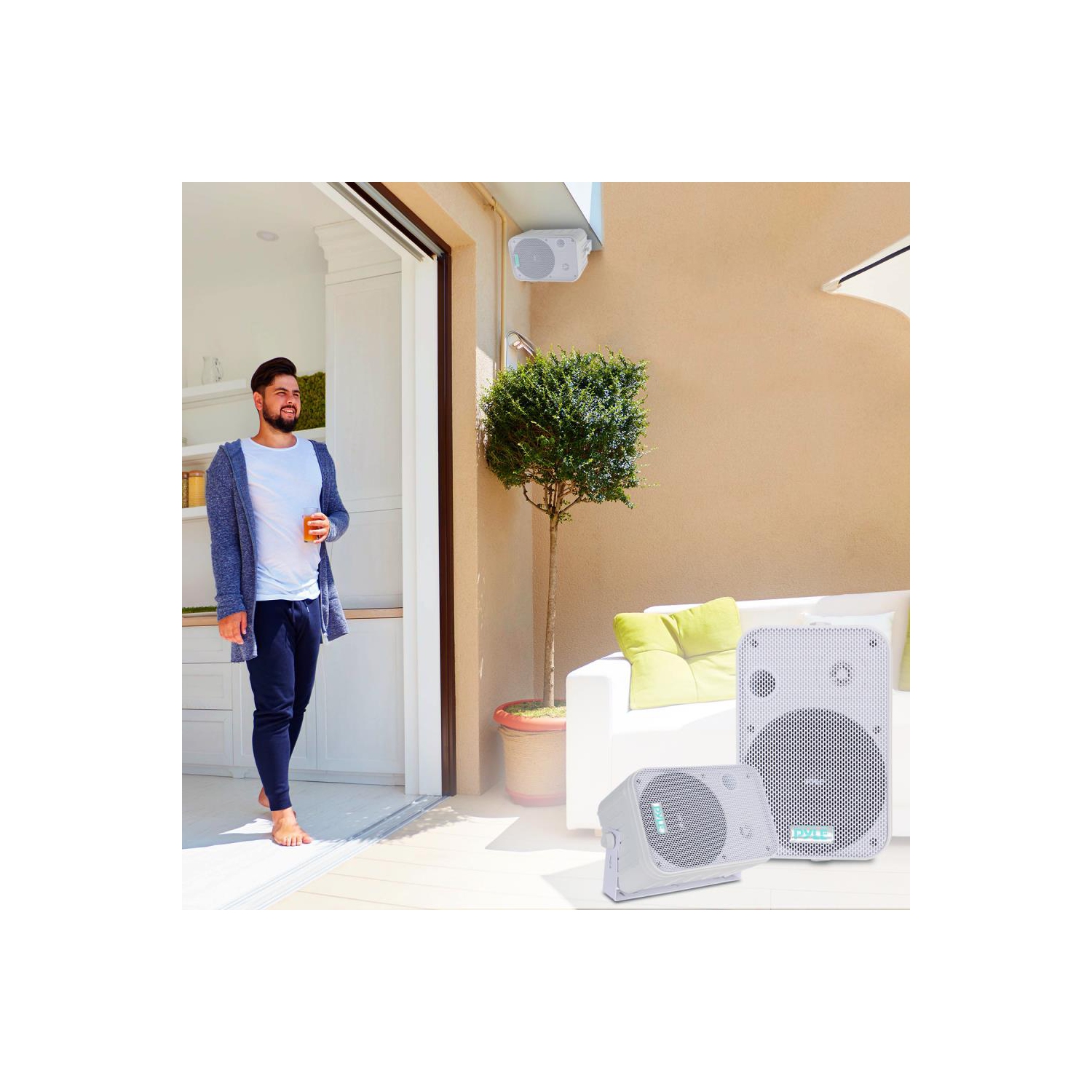 6.5" Indoor/Outdoor Waterproof Speakers