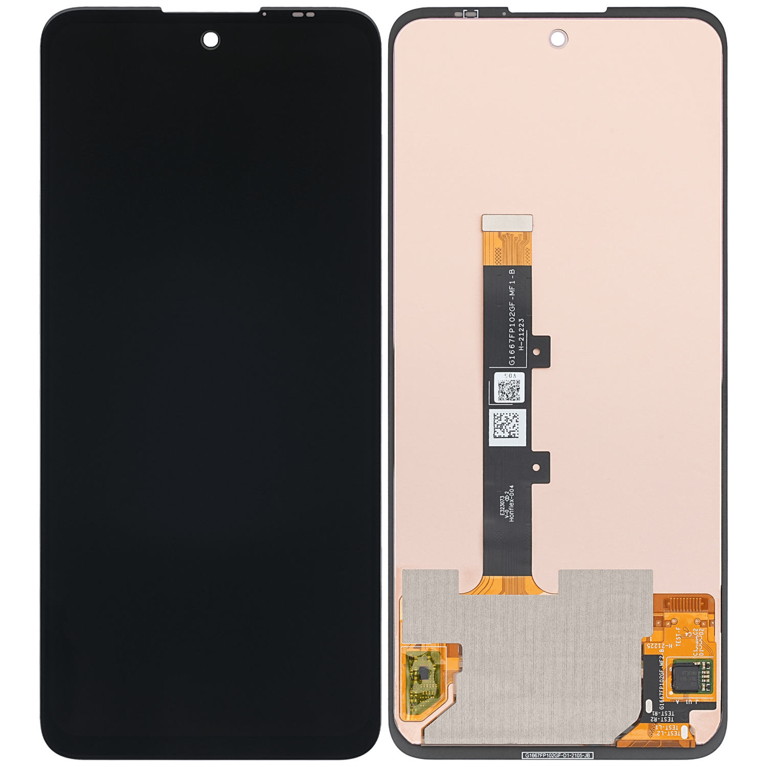Replacement OLED Assembly No Frame Compatible For Motorola Edge 20 Fusion(XT2139-2/21)/Edge 20 Lite(XT2139-1/21)