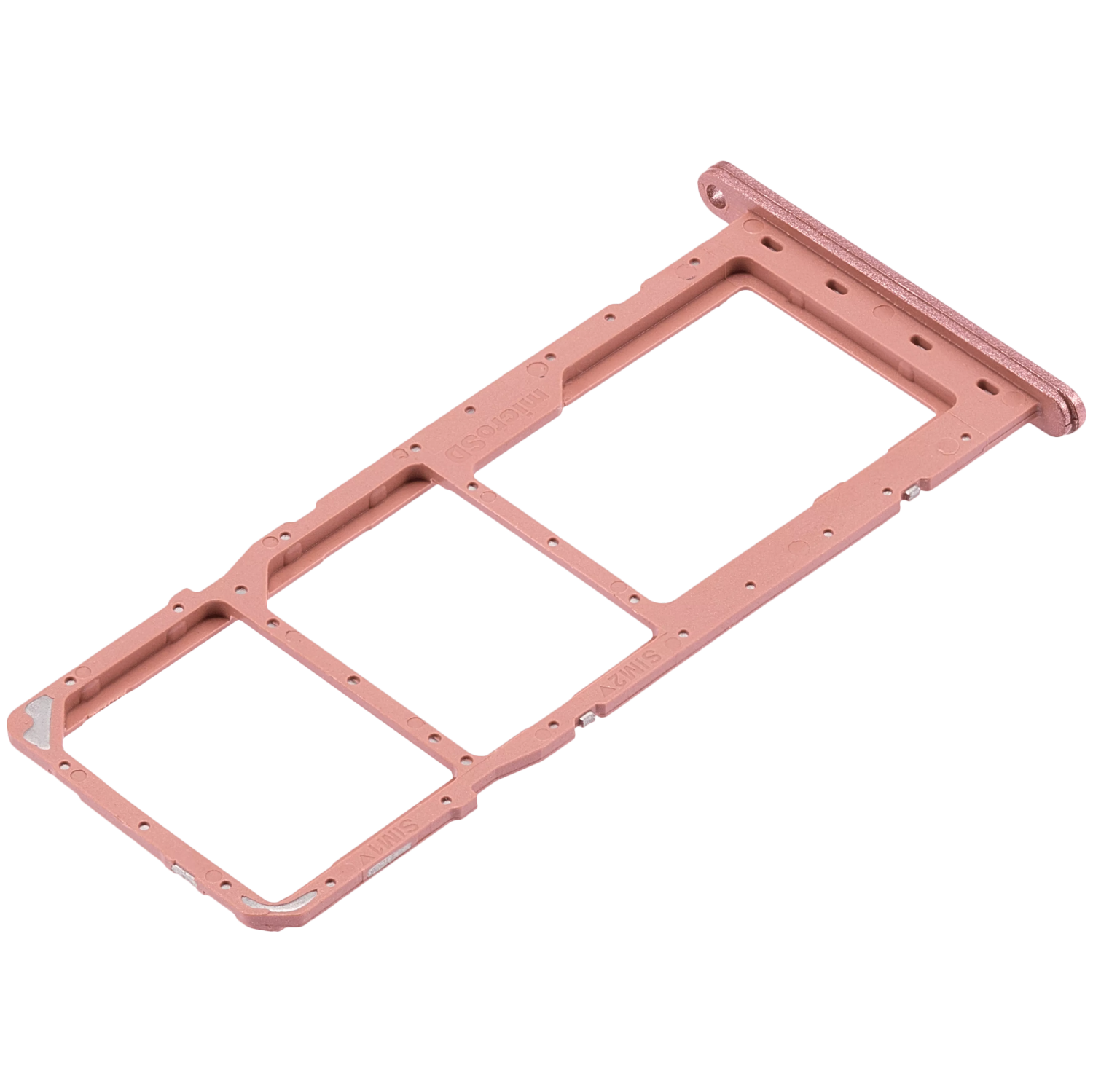 Plateau de remplacement double pour carte SIM compatible avec le Galaxy A04E de Samsung (cuivre)
