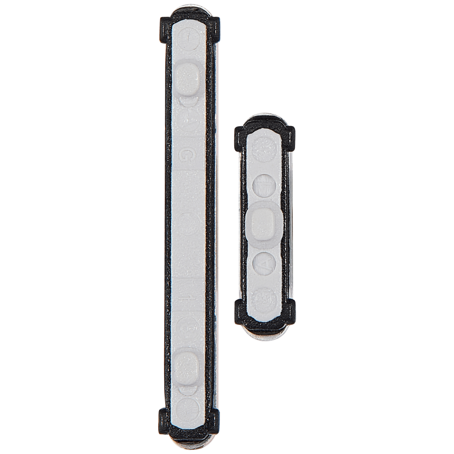 Boutons rigides de rechange compatible avec les Galaxy S22/S22 plus de Samsung (blanc)