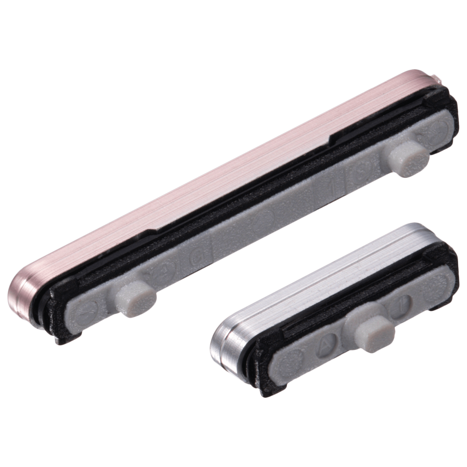 Boutons rigides de rechange compatible avec les Galaxy S22/S22 plus de Samsung (blanc)