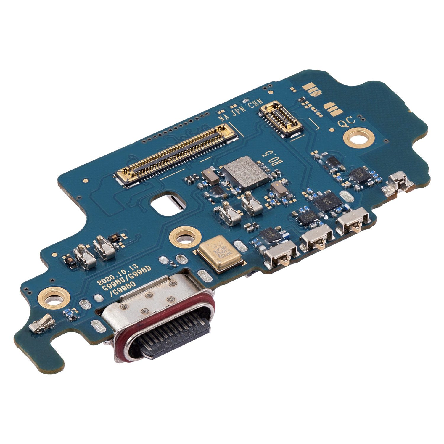 Replacement Charging Port Board With Sim Card Reader Compatible For Samsung Galaxy S21 Ultra 5G