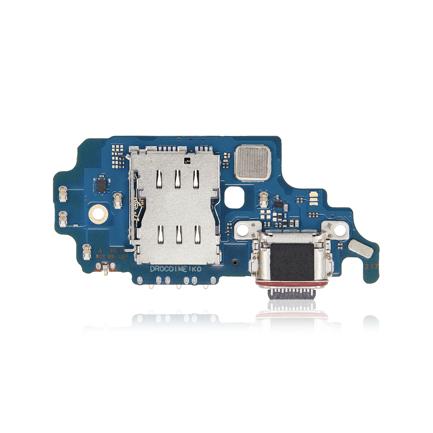 Replacement Charging Port Board With Sim Card Reader Compatible For Samsung Galaxy S21 Ultra 5G