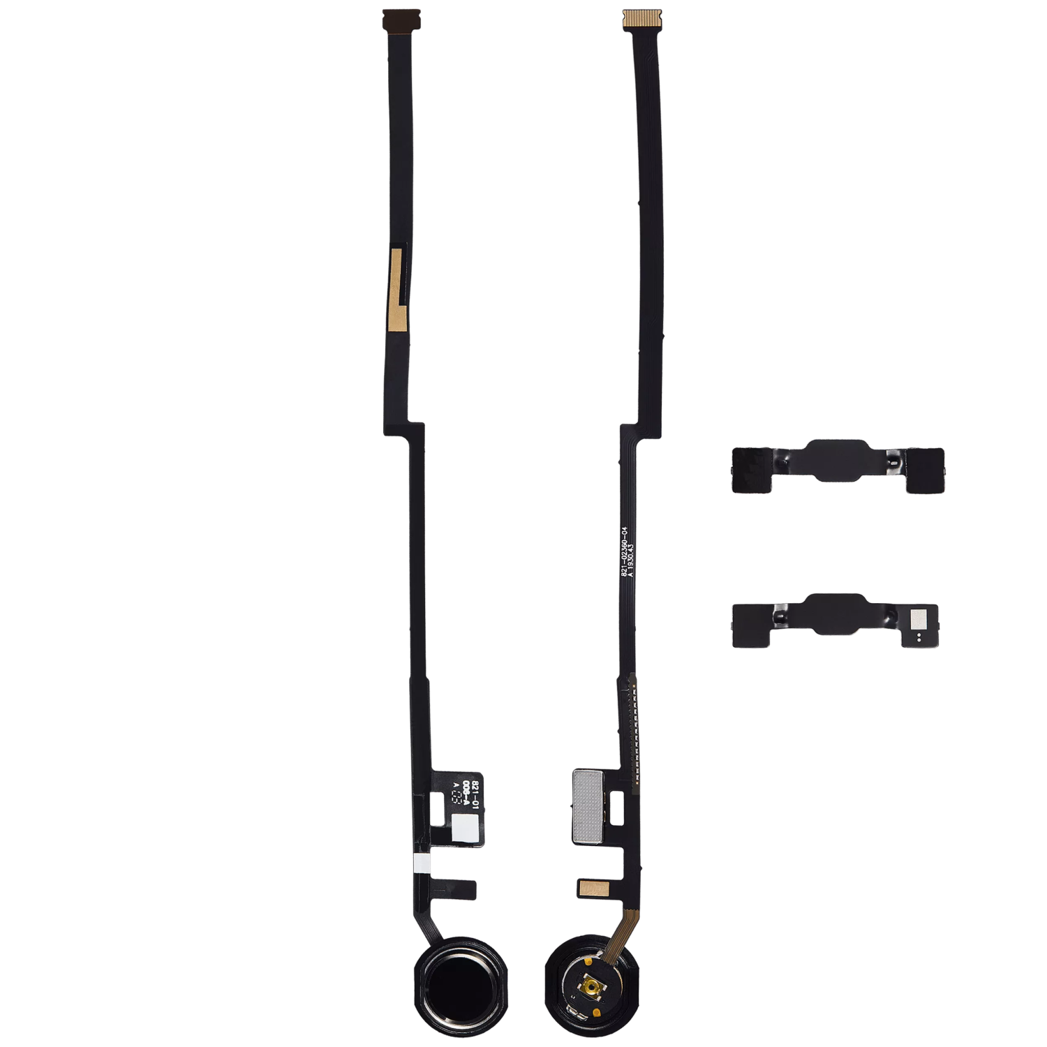 Câble flexible bouton d'accueil de remplacement compatible avec iPad 7/iPad 8 (20)/iPad 9 (21) (Aftermarket +) (Gris cosmique)