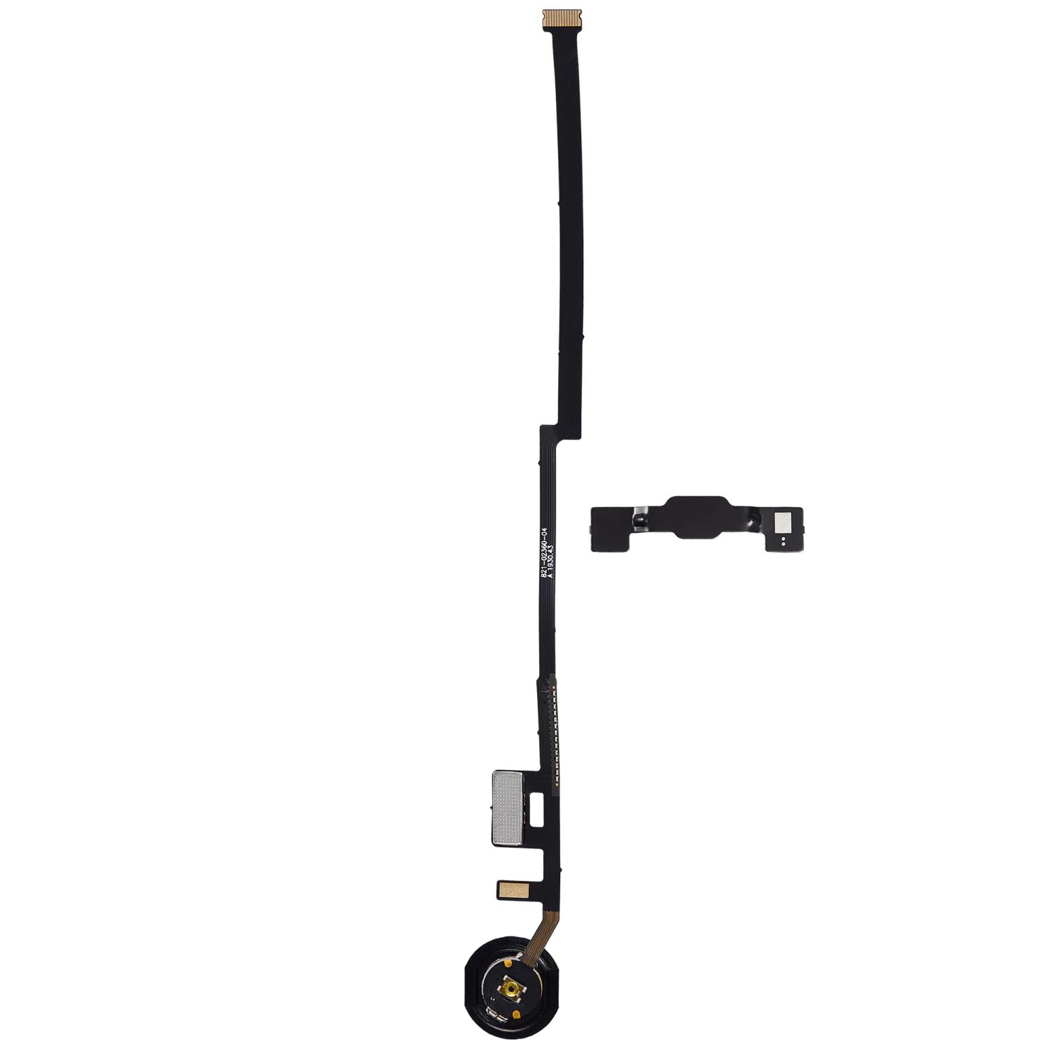 Câble flexible bouton d'accueil de remplacement compatible avec iPad 7/iPad 8 (20)/iPad 9 (21) (Aftermarket +) (Gris cosmique)