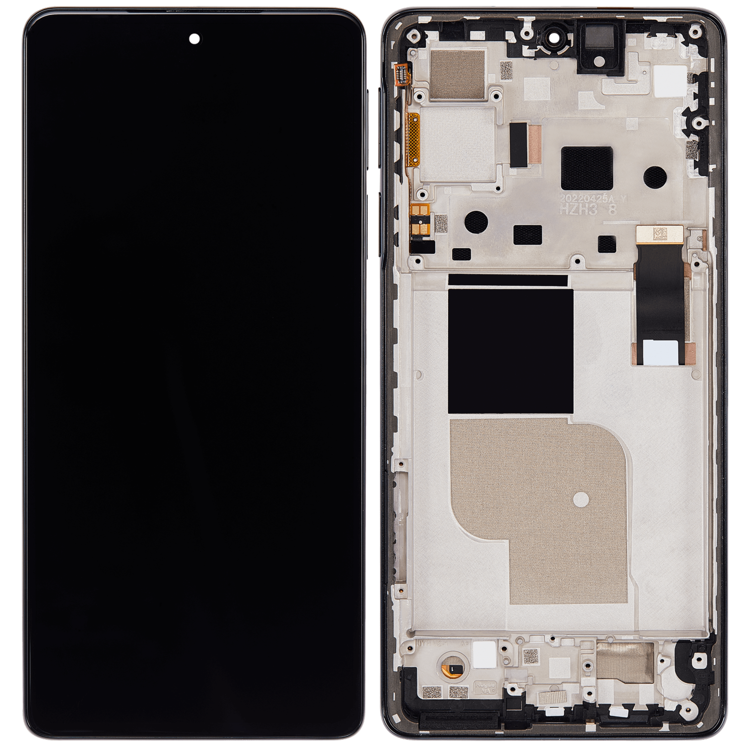 Refurbished (Excellent) - OLED Assembly W/Frame Compatible For Motorola Moto Edge 30 Pro (2022)/Edge+ 5G UW(Refurbished)(Cosmos Blue)