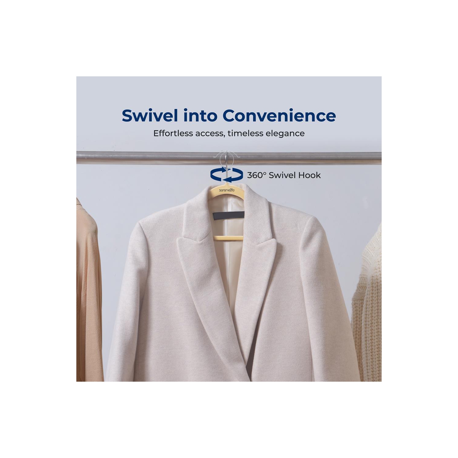 150 Pieces Velvet Hangers - Non-Slip, Sturdy, and Heavy Duty Coat Set with 360° Swivel Hook for Clothes