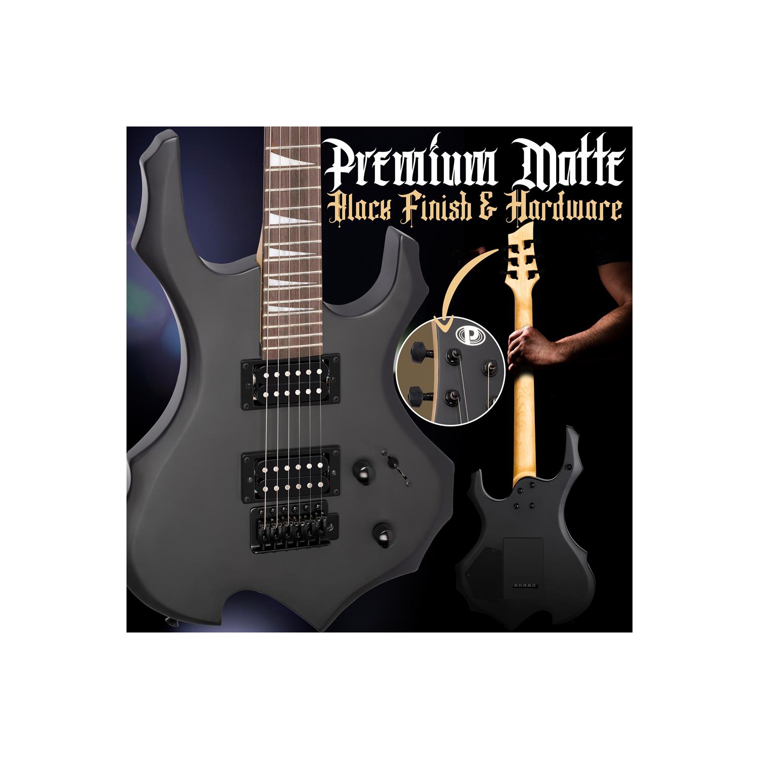 6-String Electric Guitar Kit- Includes Amplifier with Accessory Kit