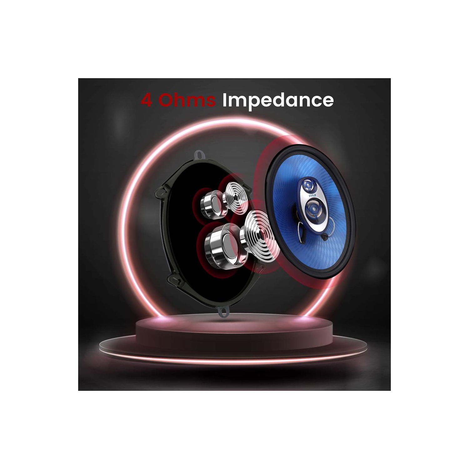 5'' x 7'' / 6'' x 8'' 300 Watt Three-Way Speakers