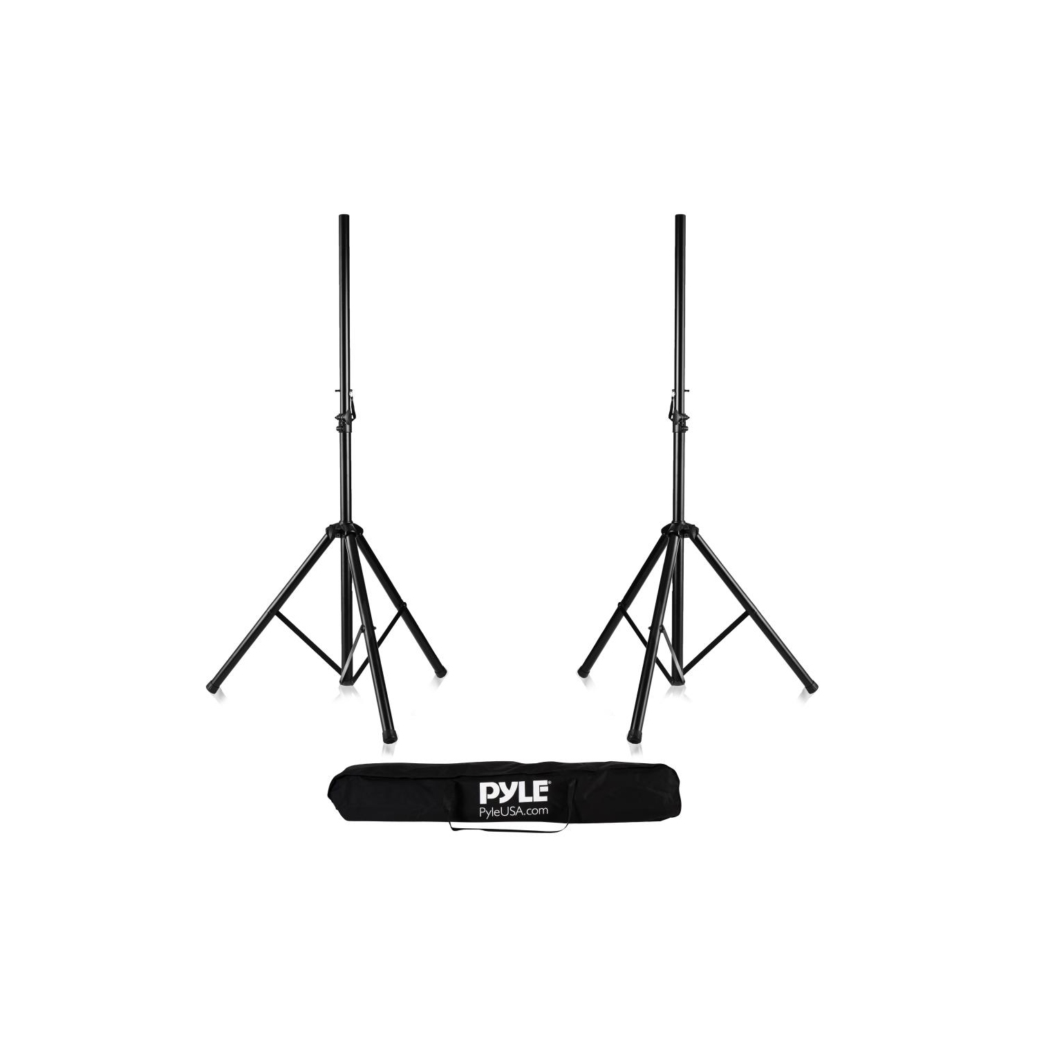 Dual Universal Speaker Stand Mount Holders, Height Adjustable