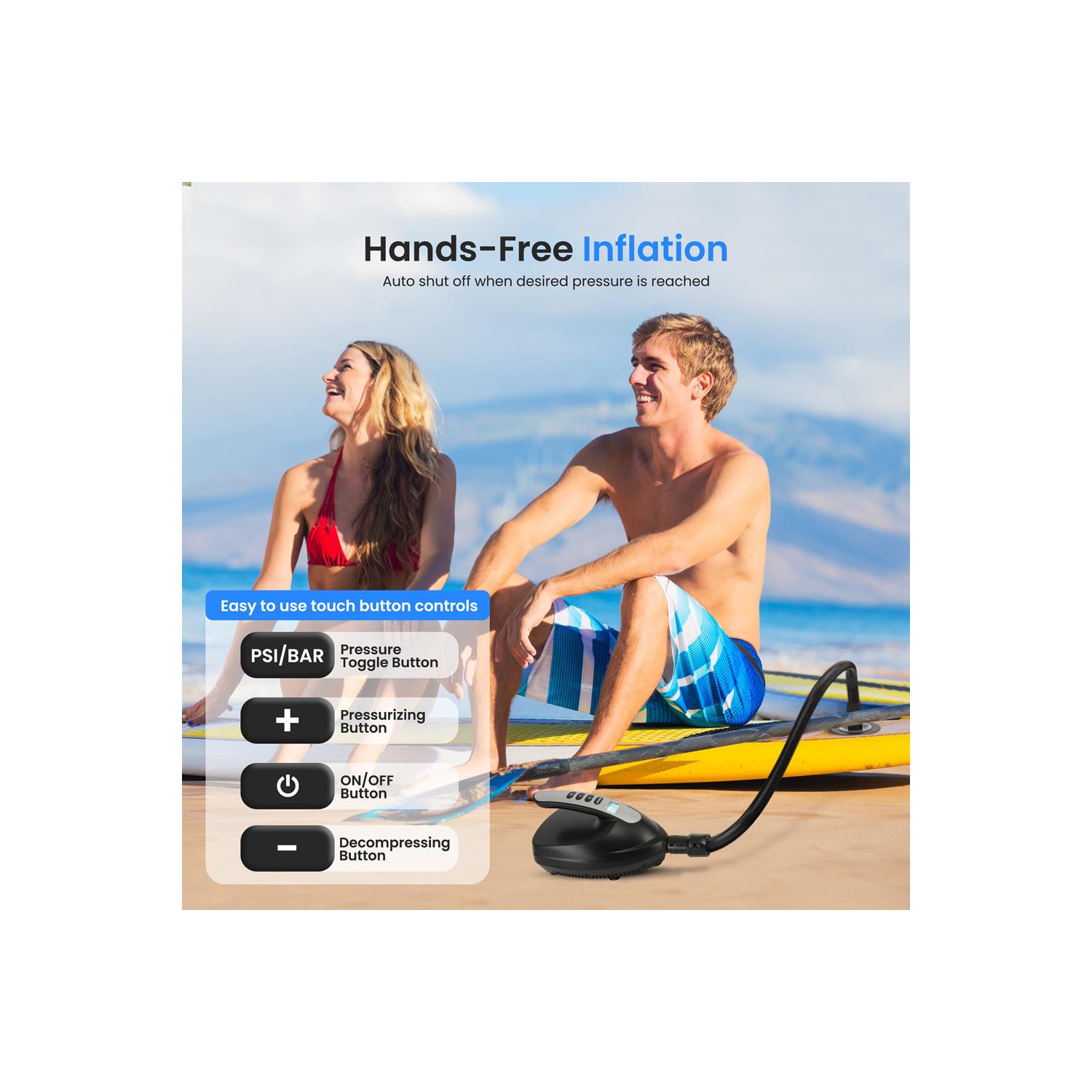 Compresseur de pompe à air électrique / gonfleur d'air