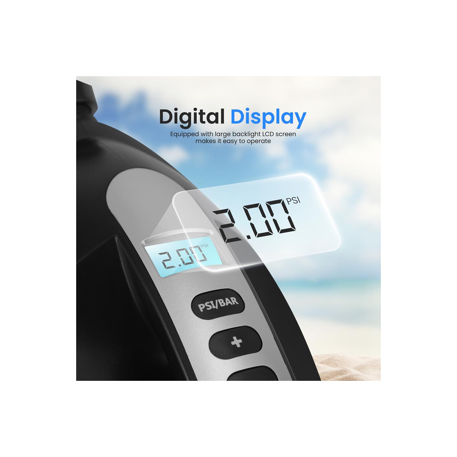 Compresseur de pompe à air électrique / gonfleur d'air